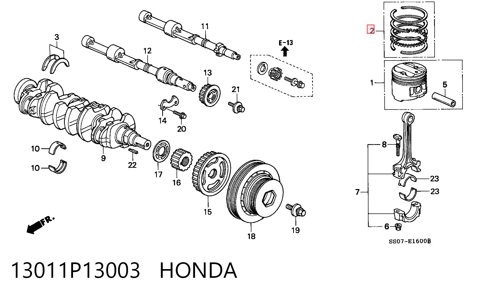 13011P13003 Honda