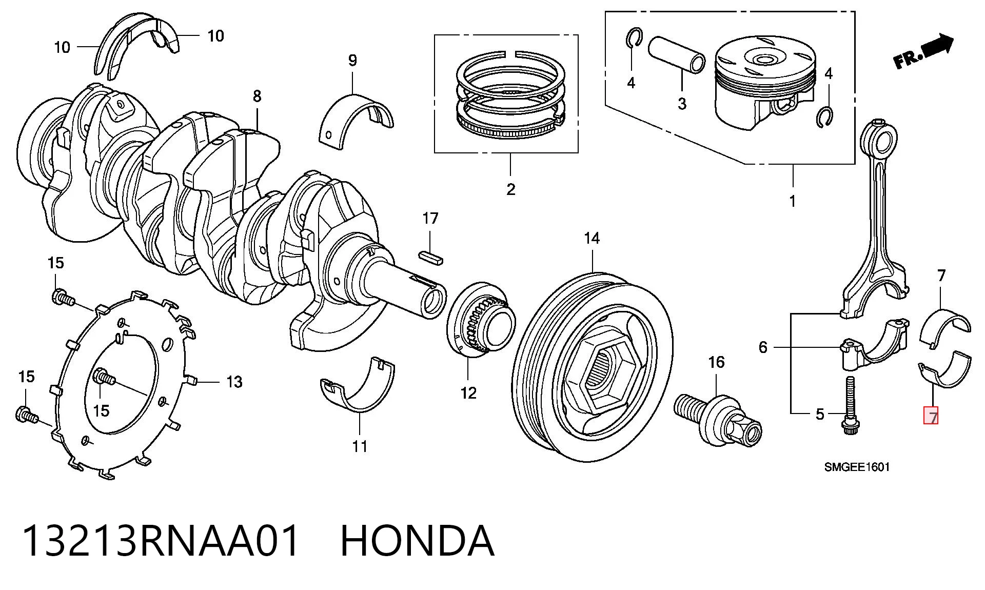 13213RNAA01 Honda 