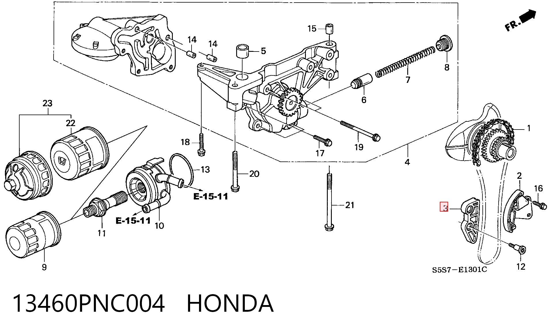 13460PNC004 Honda 