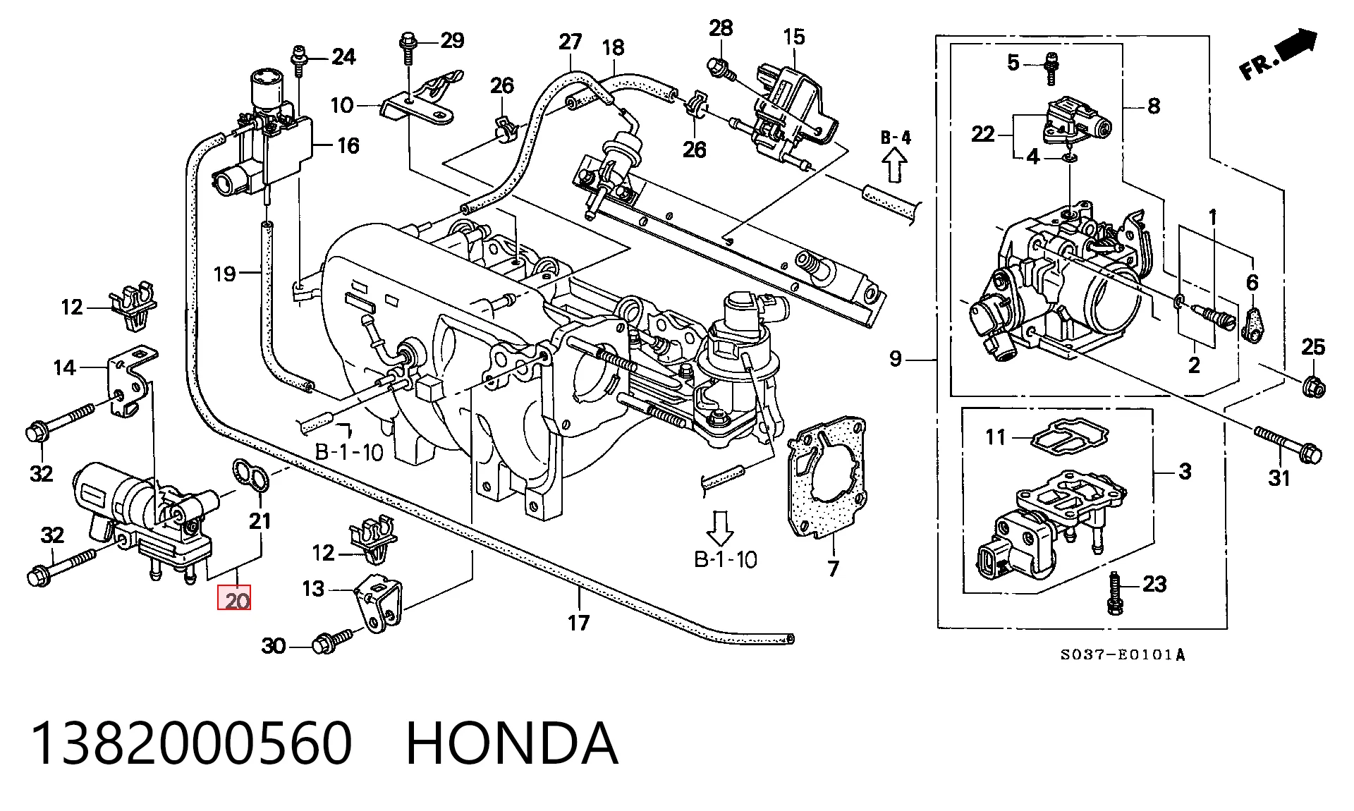 1382000560 Honda РХХ
