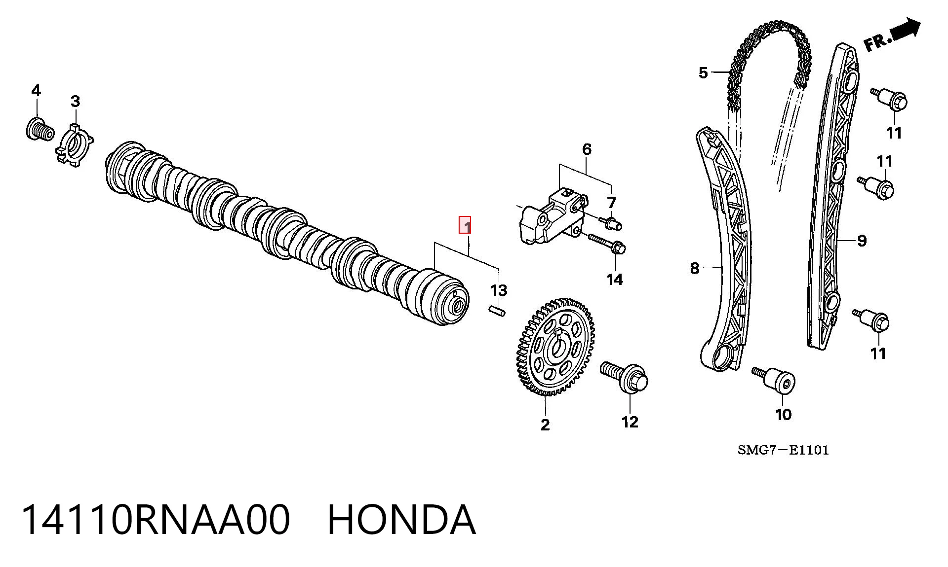 14110RNAA00 Honda 