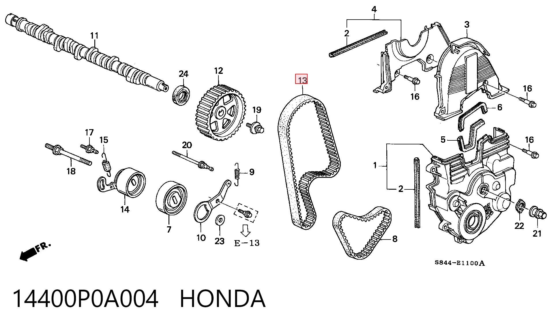 Ремінь ГРМ A420RU24 SUN