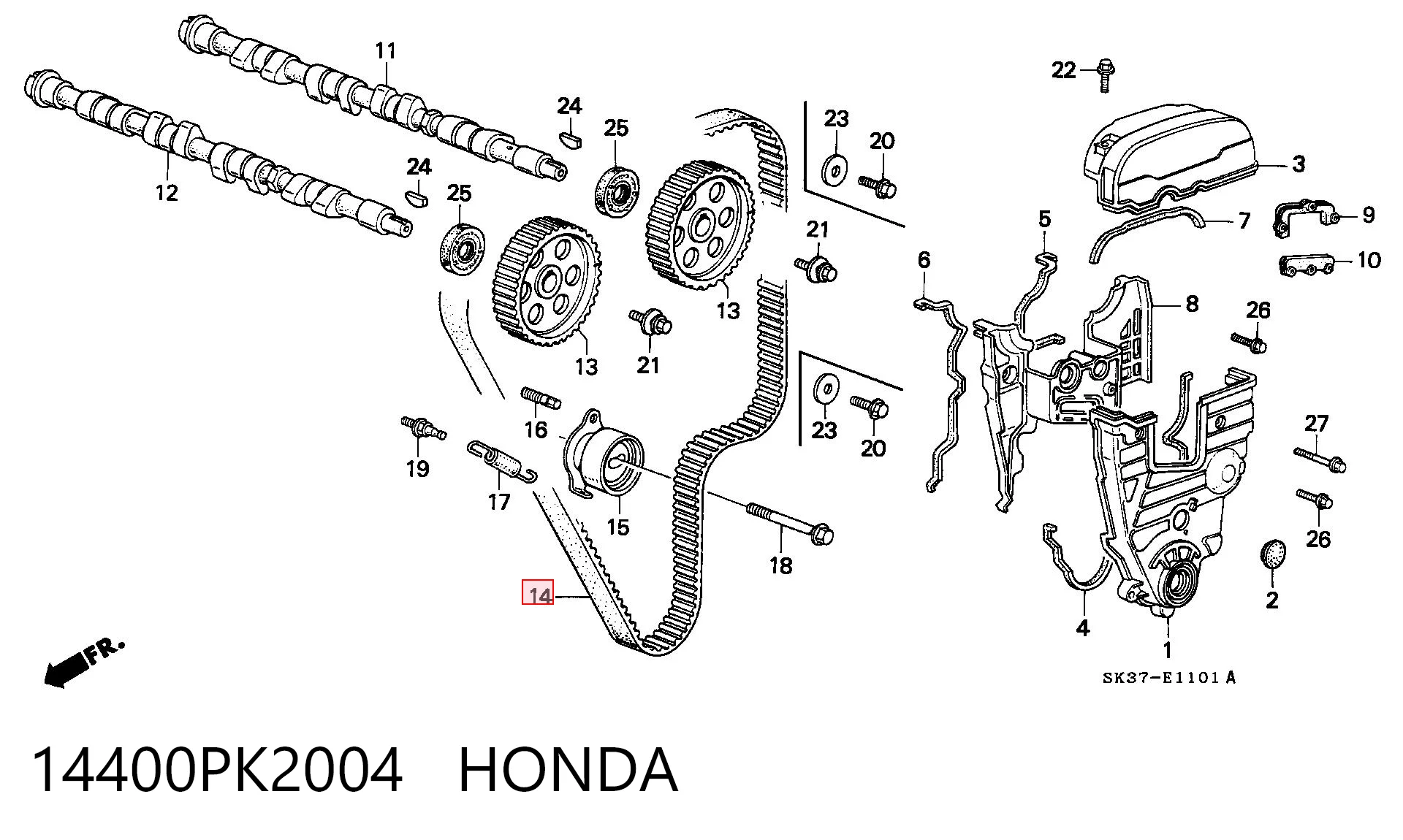 14400PK2004 Honda