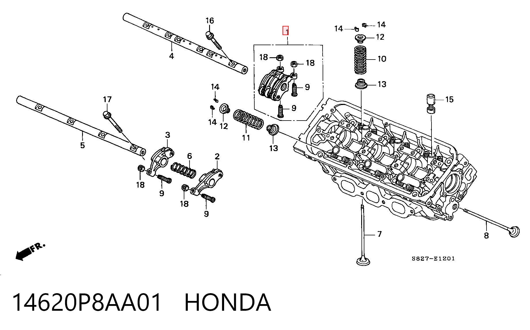 14620P8AA01 Honda 