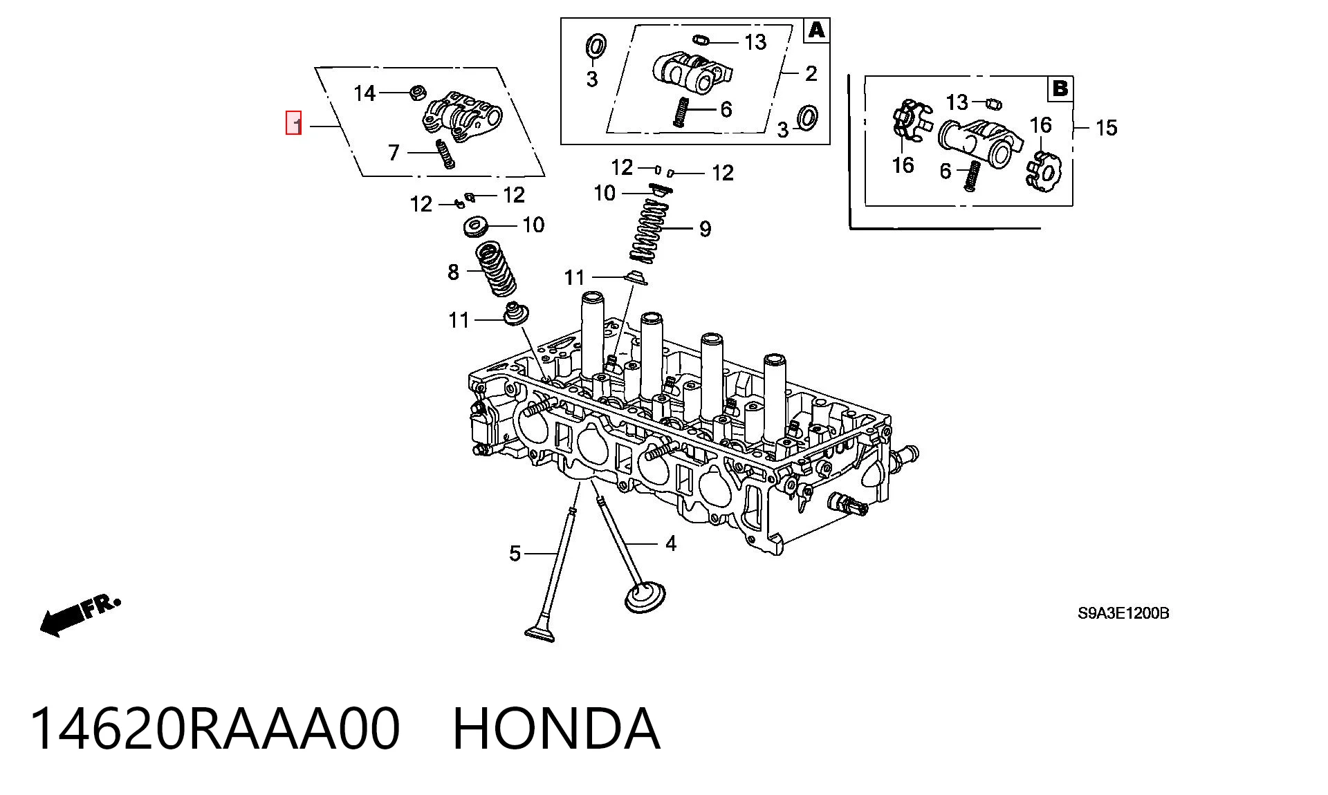 14620RAAA00 Honda 