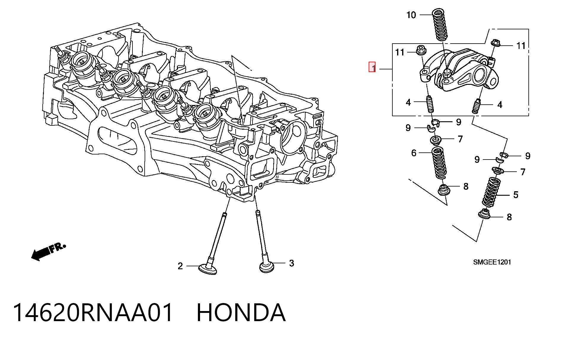 14620RNAA01 Honda 