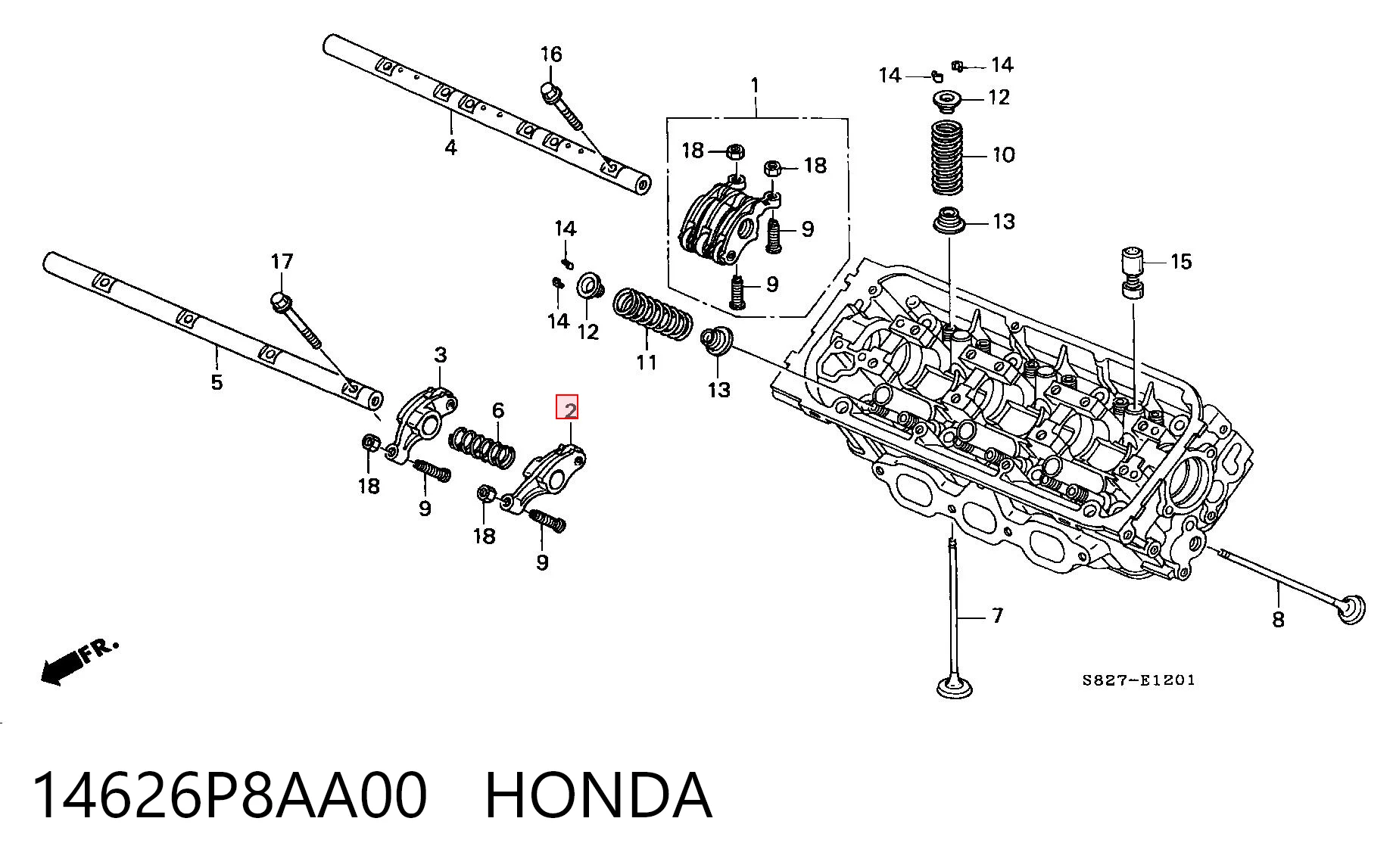 14626P8AA00 Honda 