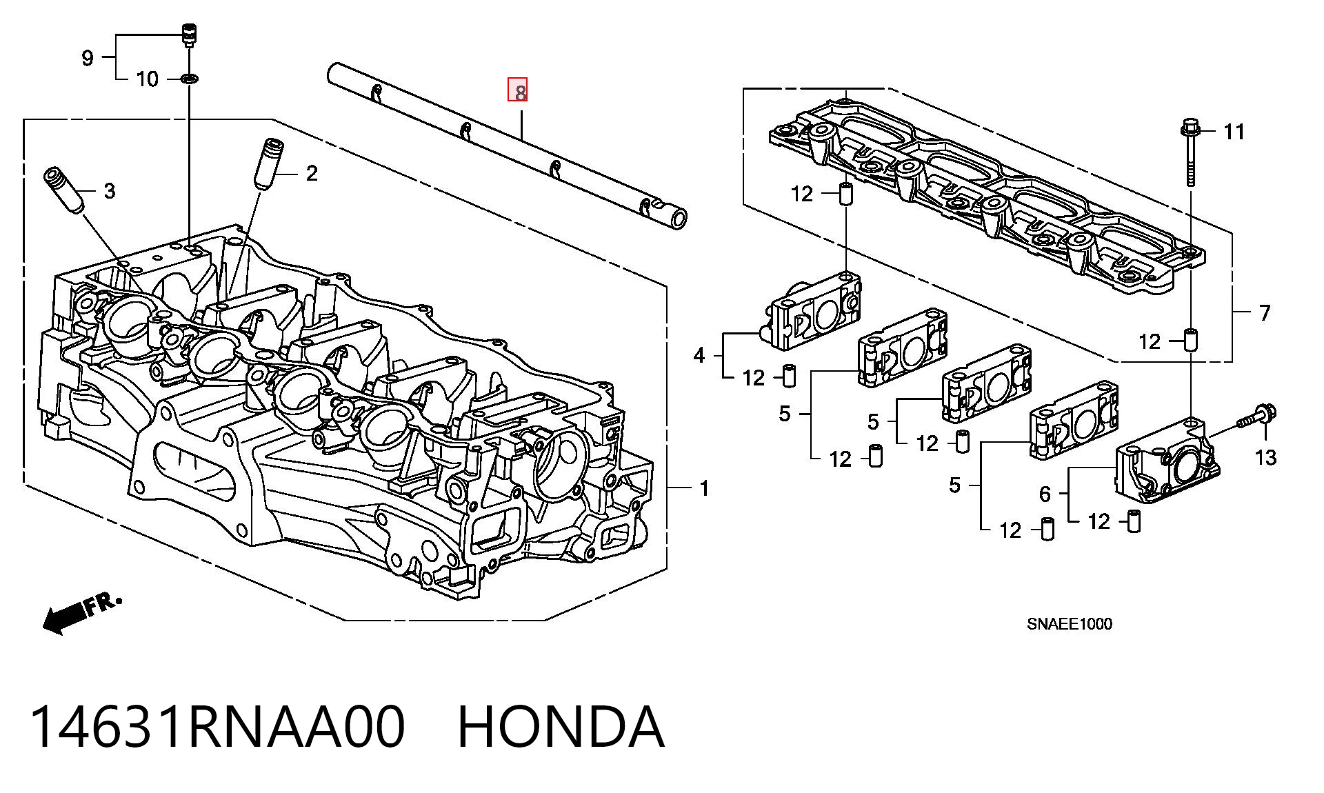 14631RNAA00 Honda 