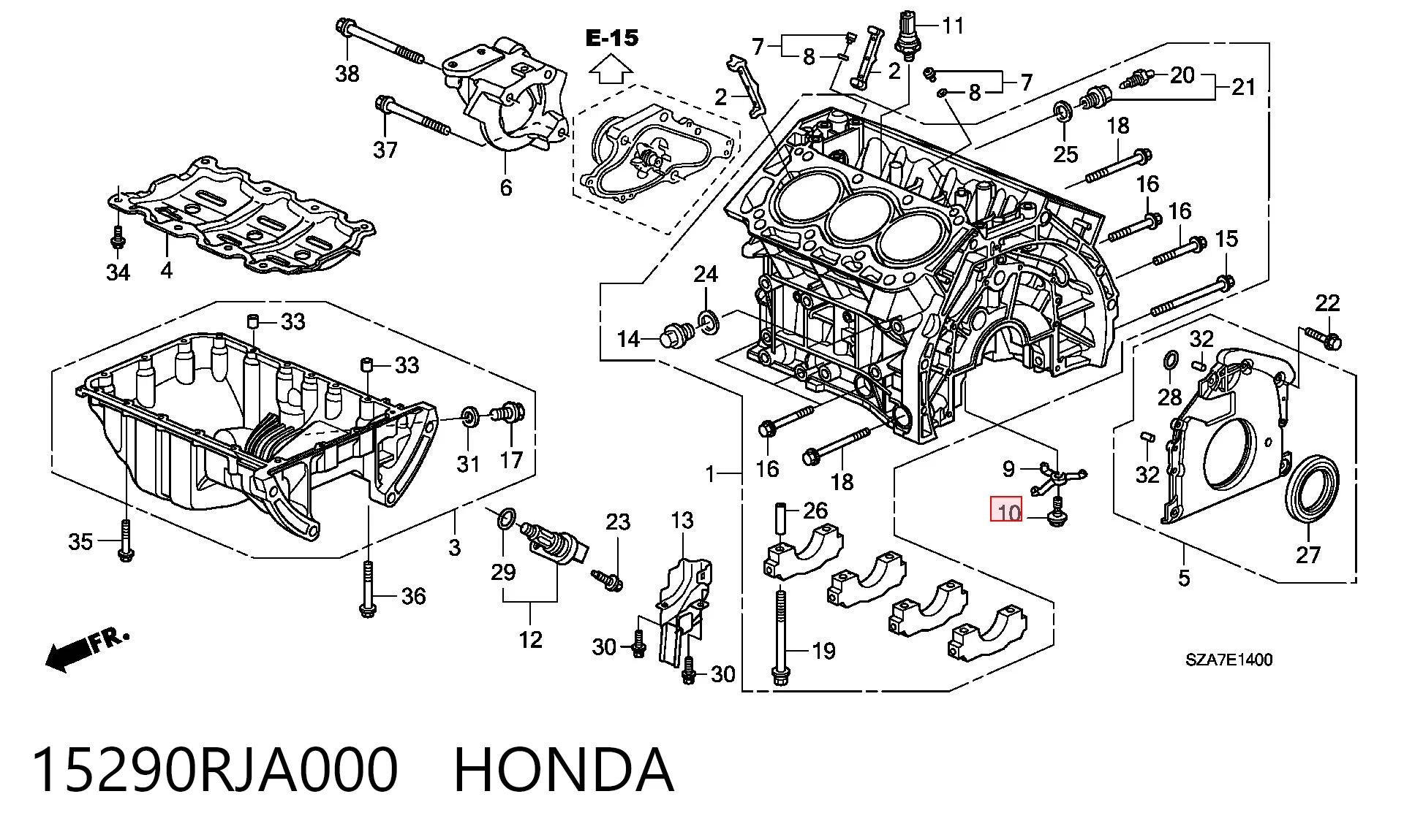 15290RJA000 Honda 