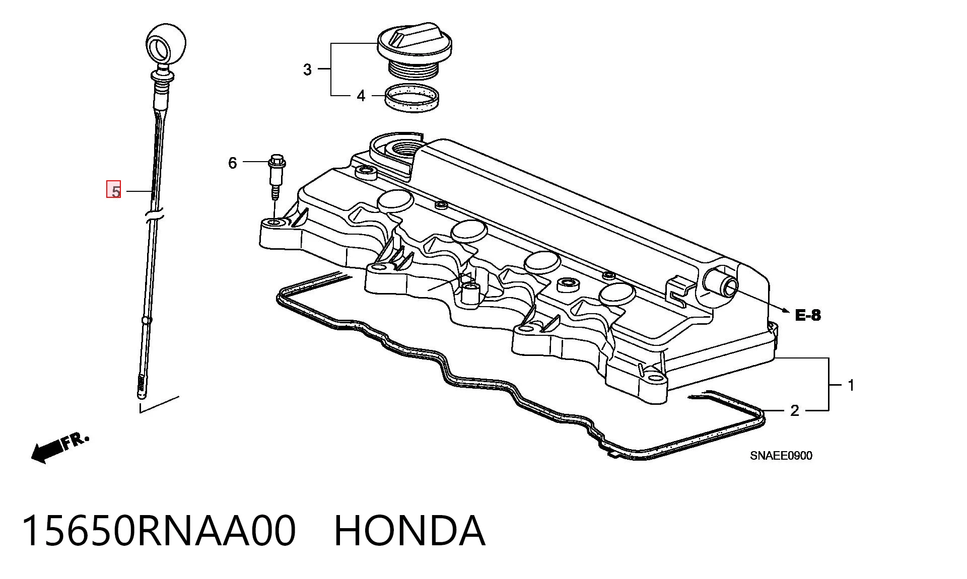 15650RNAA00 Honda Покажчик рівня масла