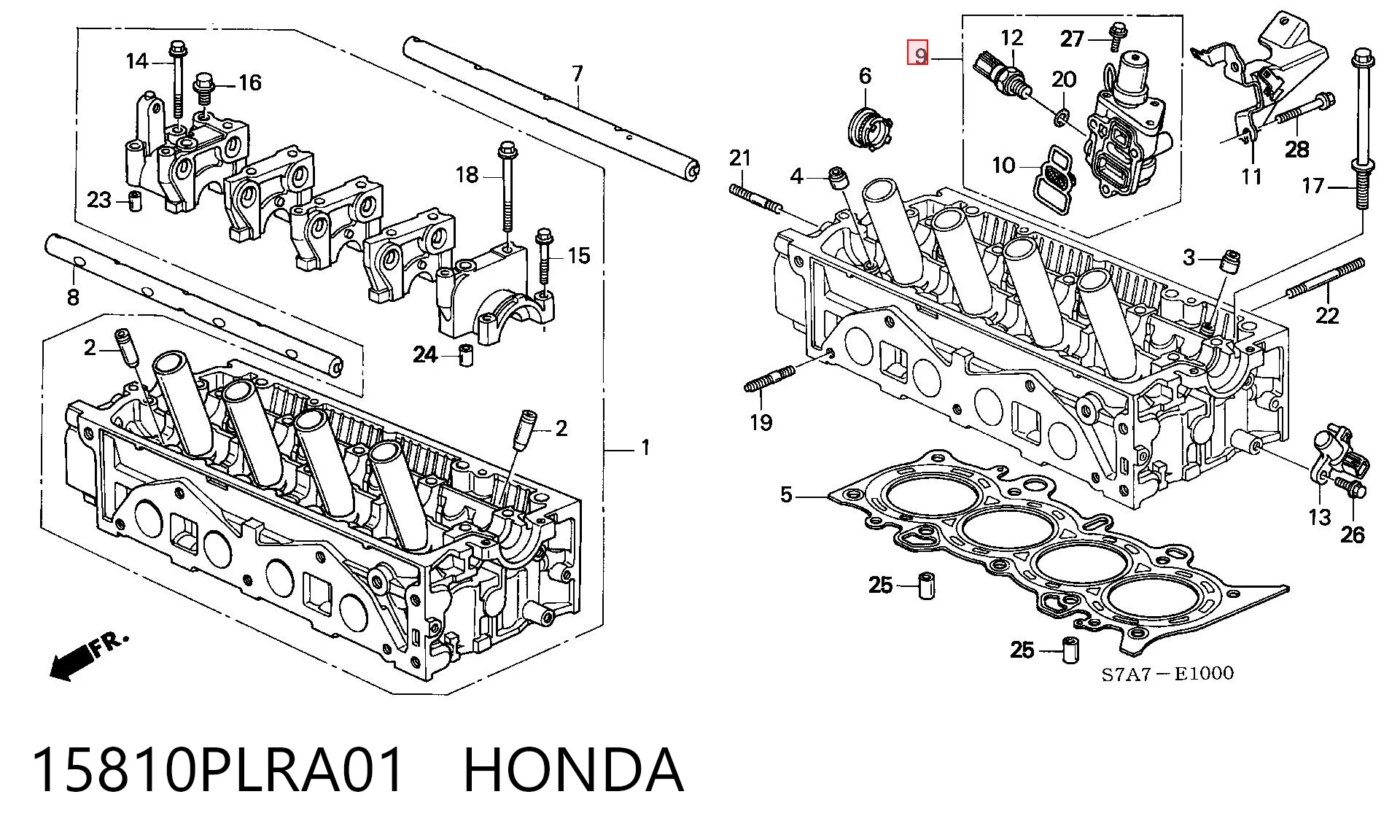 15810PLRA01 Honda 