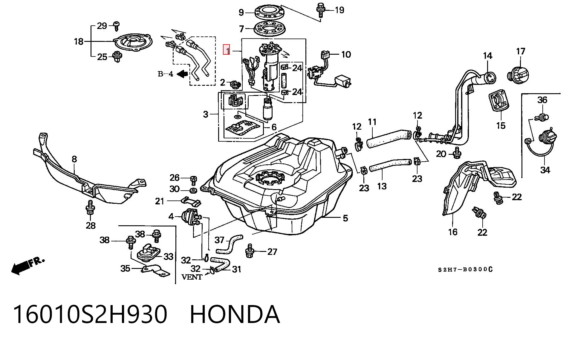 16010S2H930 Honda