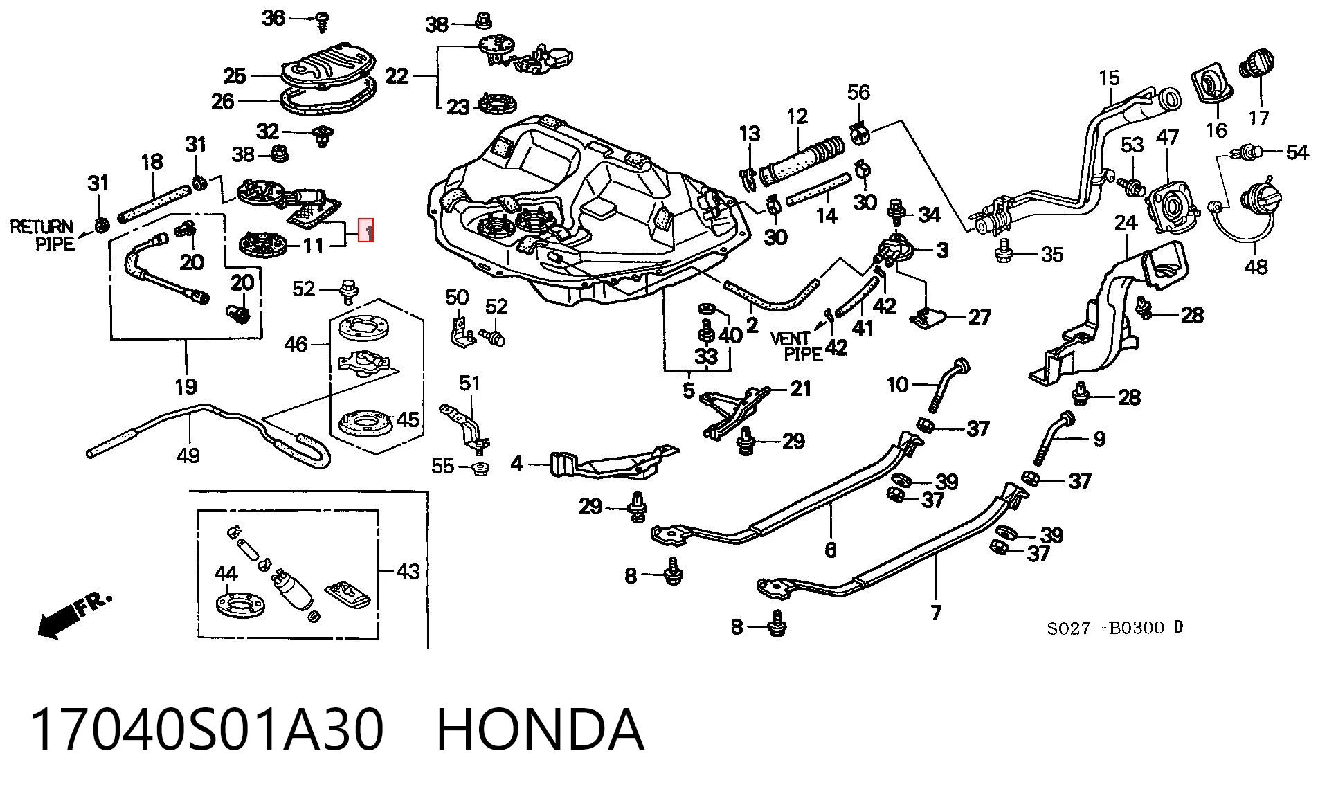 HK000032 NIPPON MOTORS Паливний насос електричний, погружной