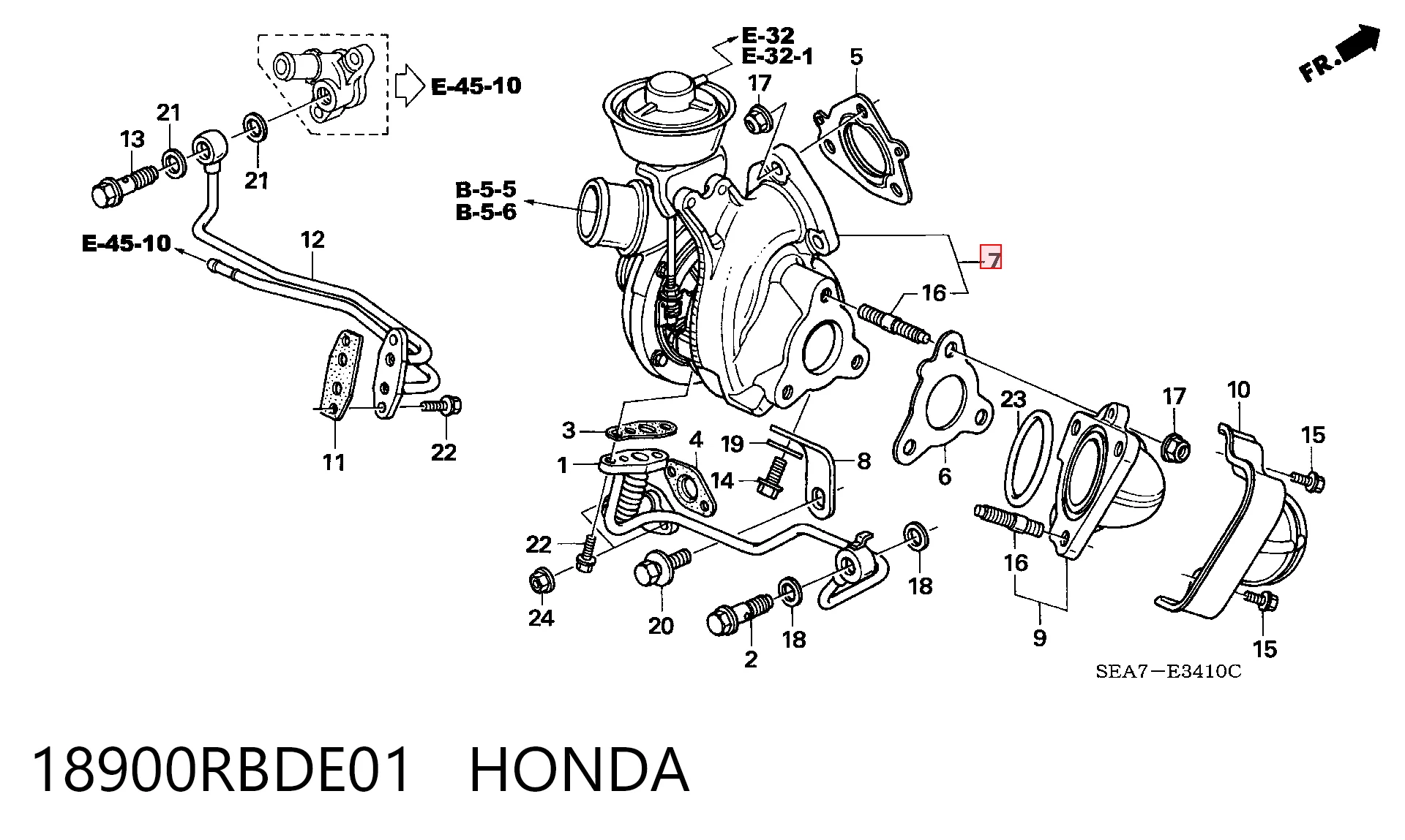 Купити Турбіна Honda Accord VII CL, CM