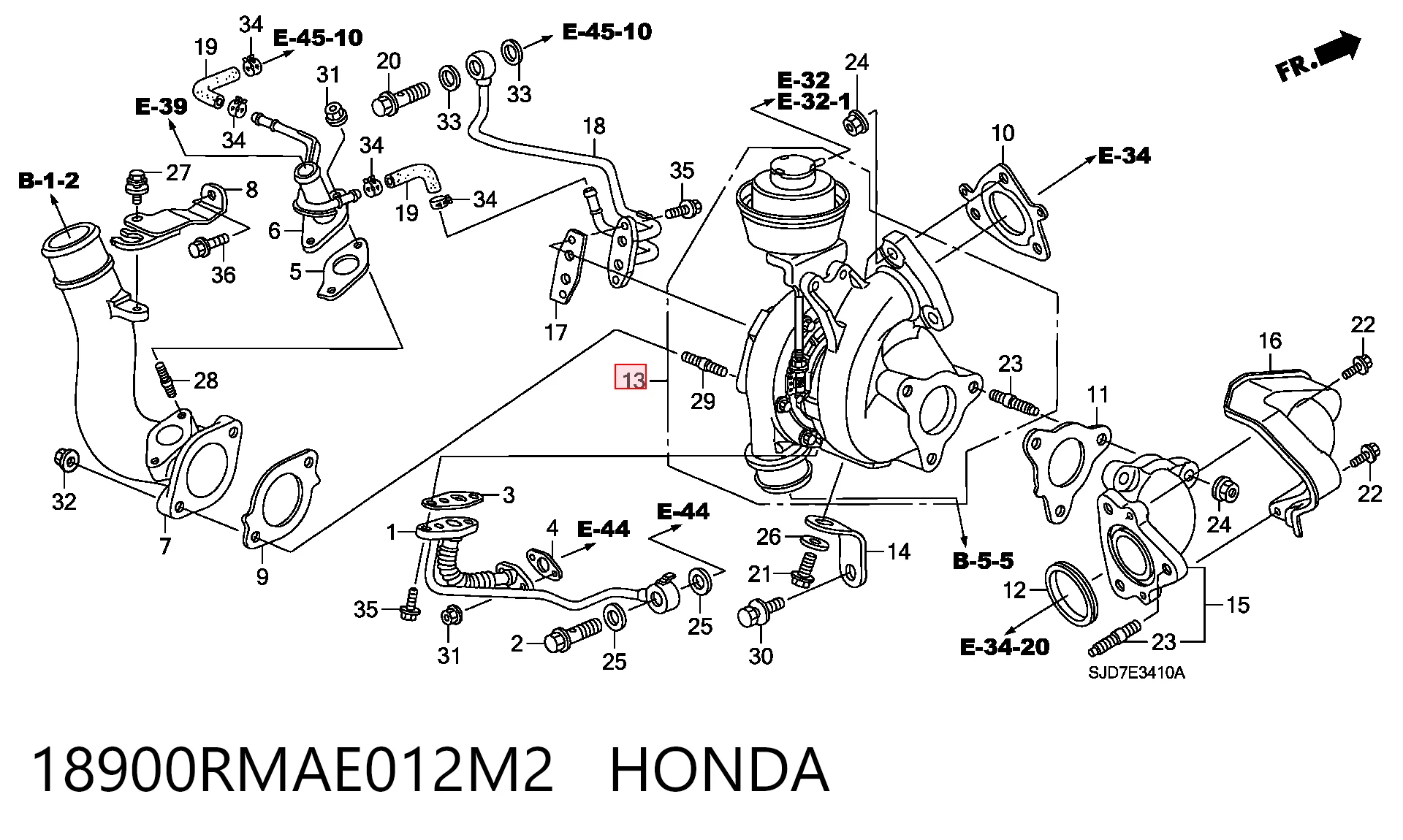 Турбонаддув на Honda FR-V  BE