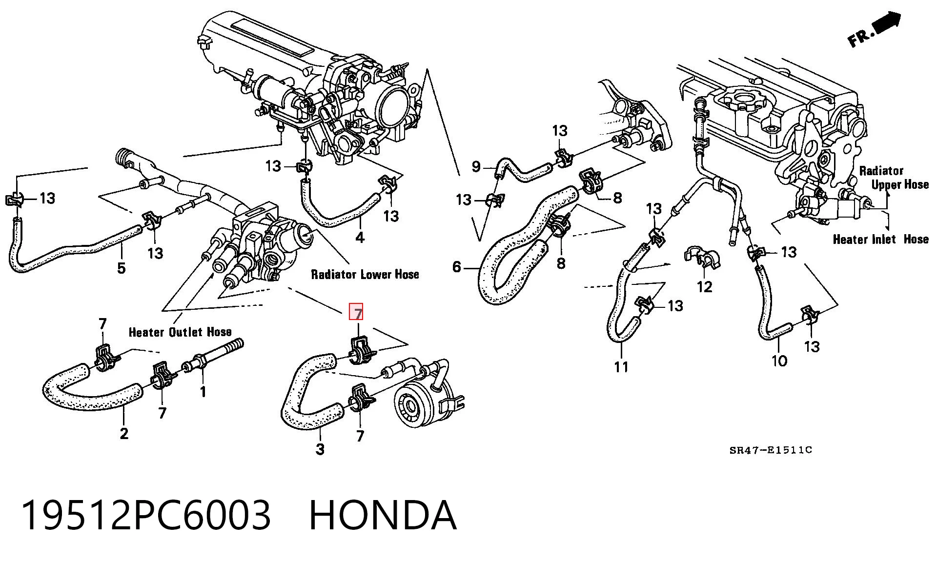 19512PC6003 Honda 