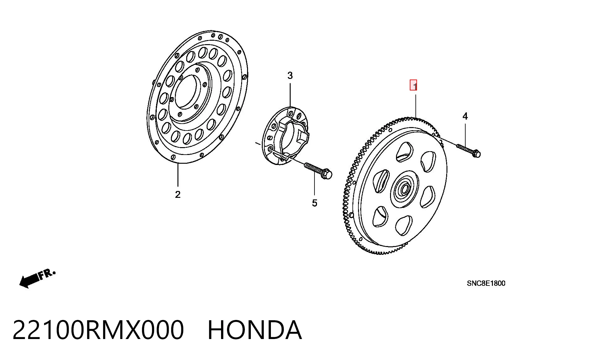 22100RMX000 Honda 