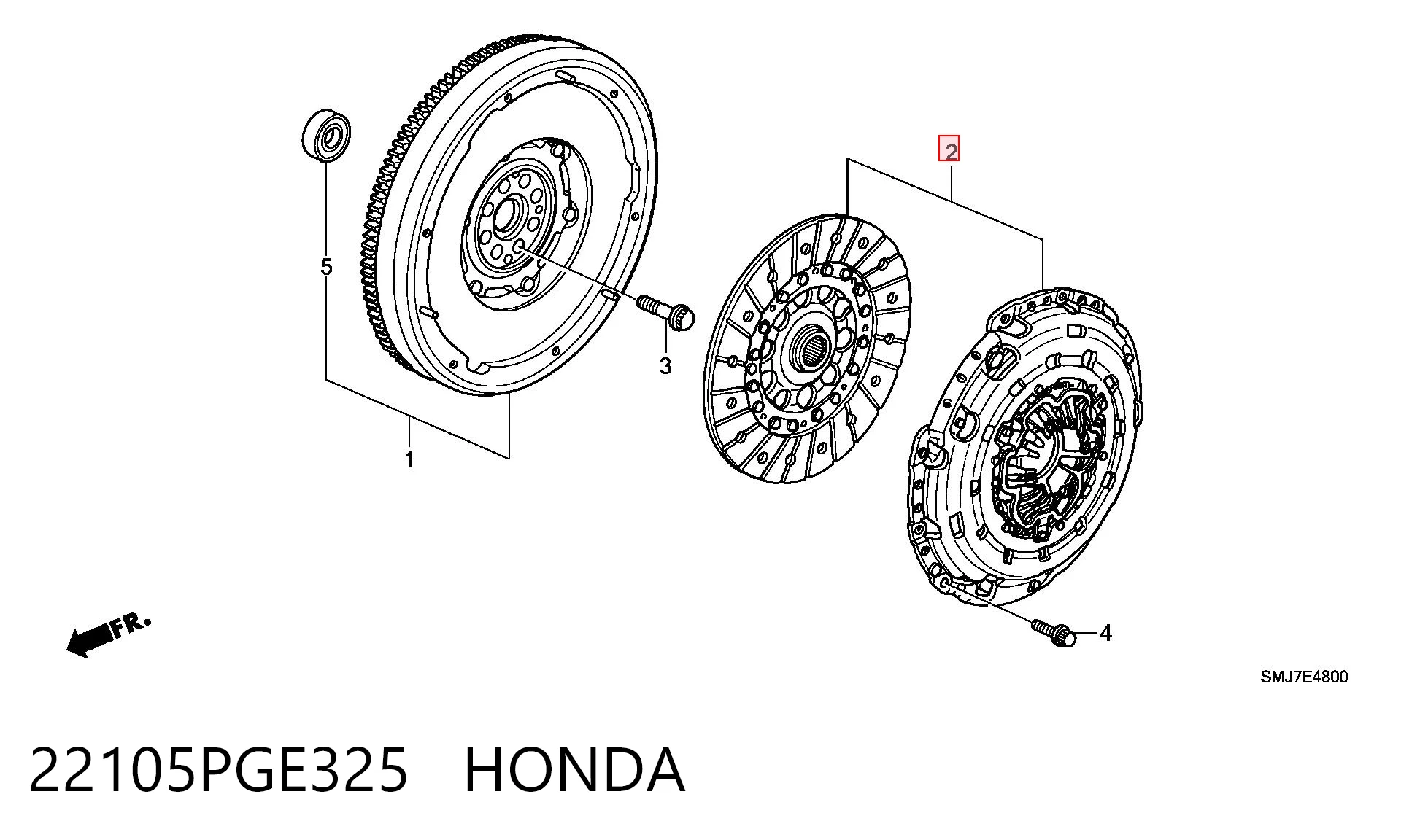 Купити Зчеплення Honda CR-V II RD