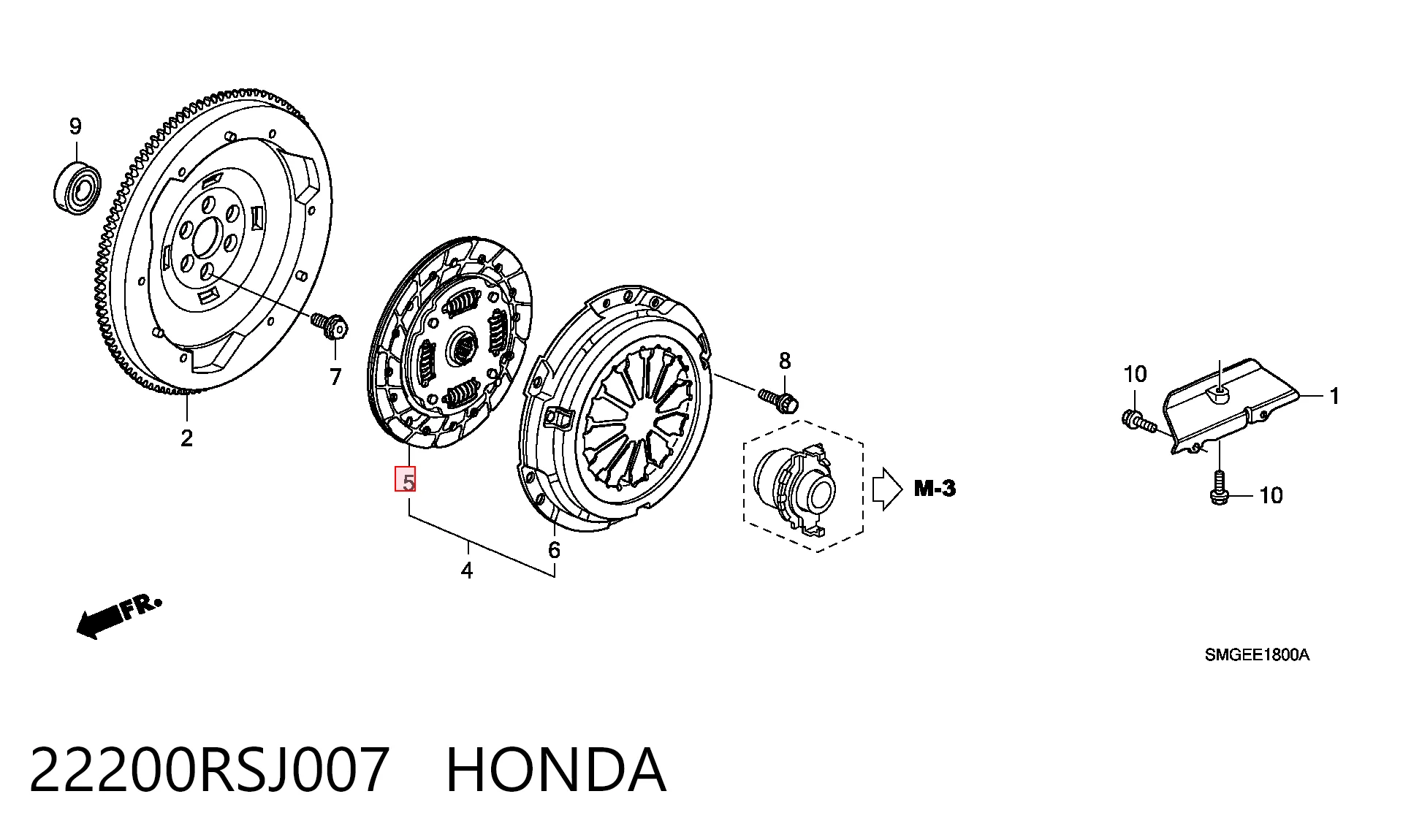 22200RSJ007 Honda