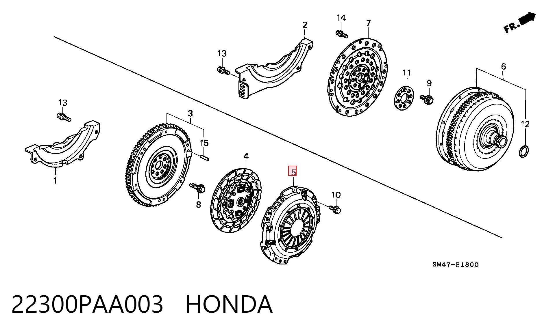Купити Корзина зчеплення Honda Accord V CC7