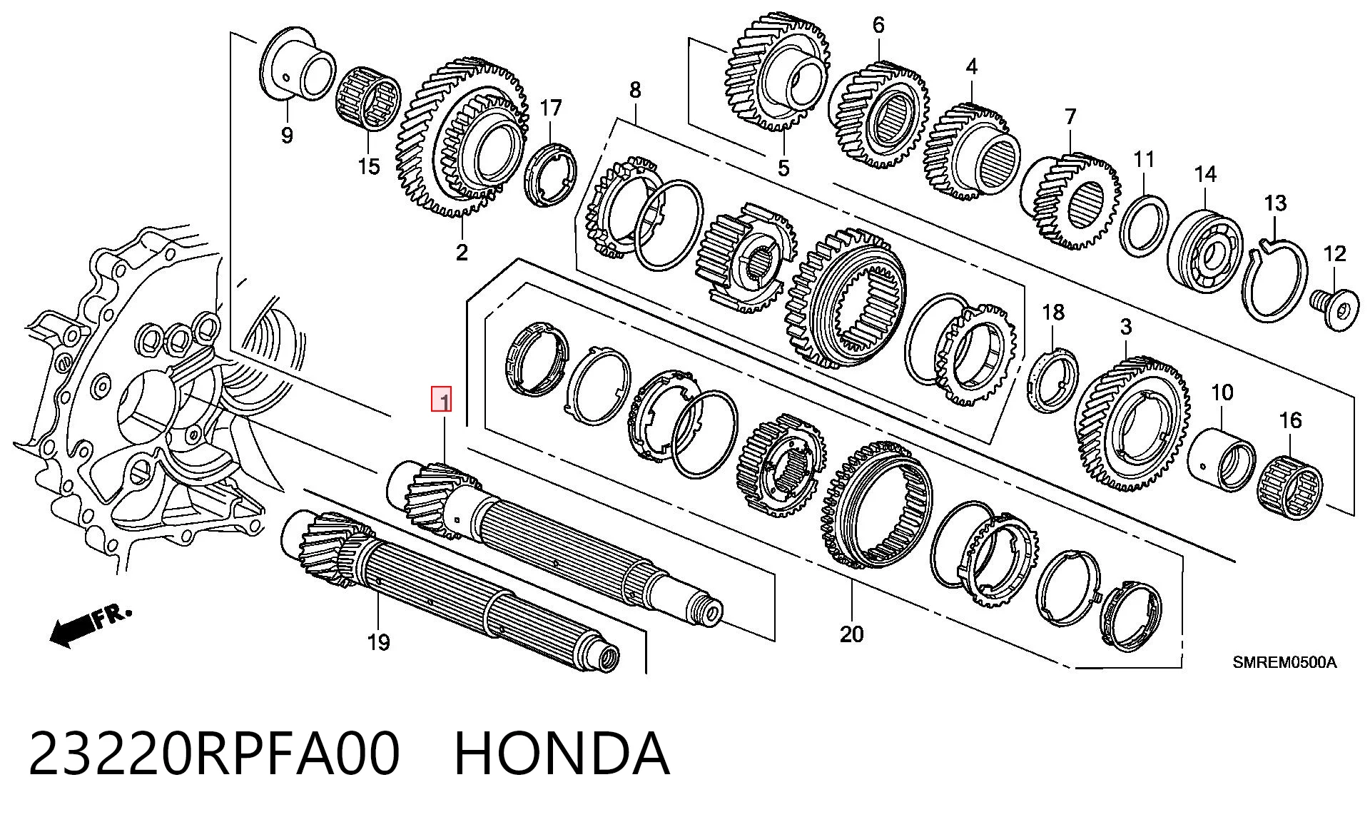 23220RPFA00 Honda