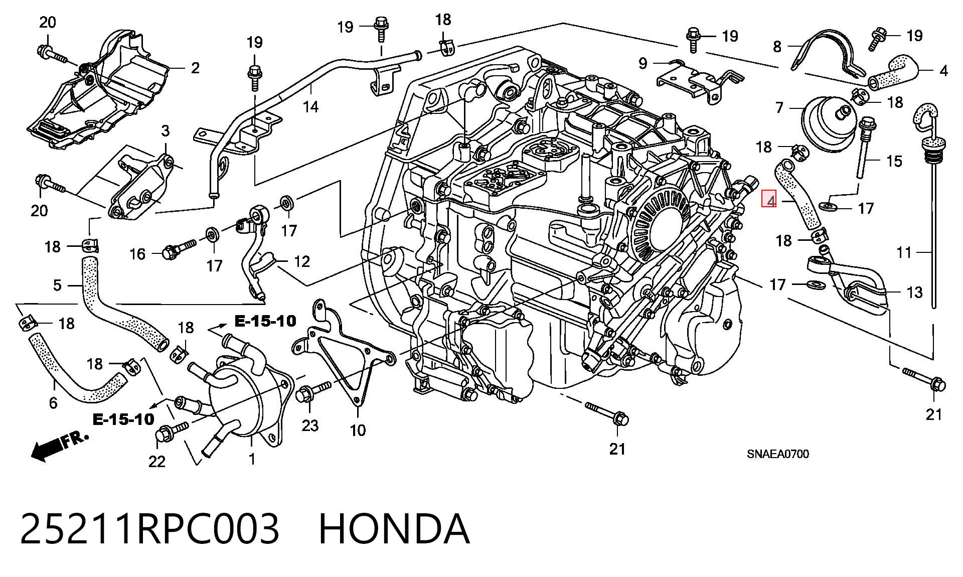 25211RPC003 Honda 