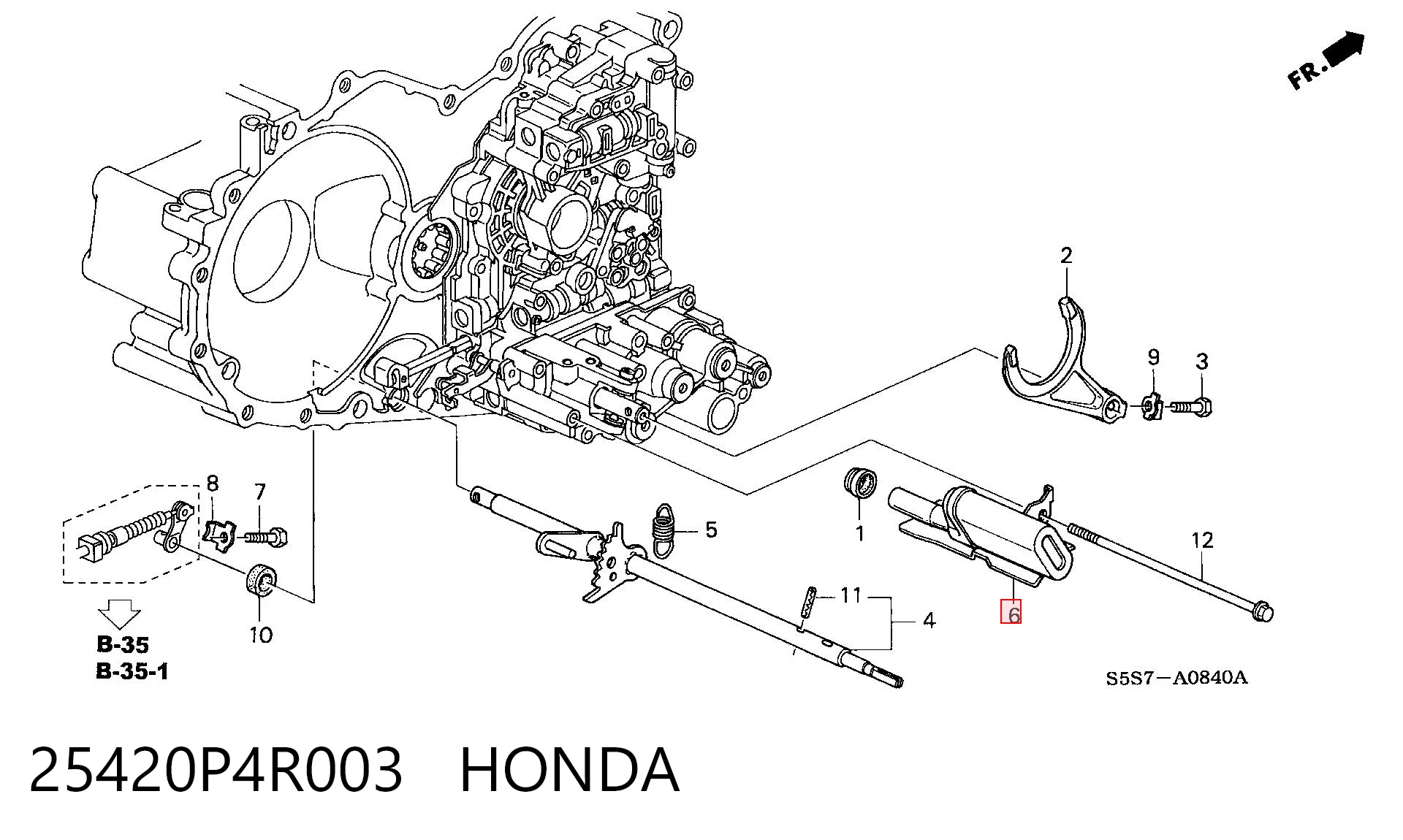 25420P4R003 Honda Масло в коробку автомат