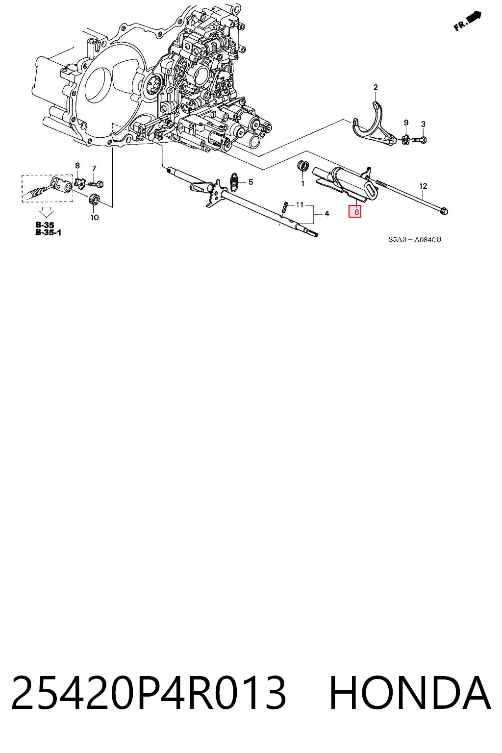 25420P4R013 Honda Масло в коробку автомат