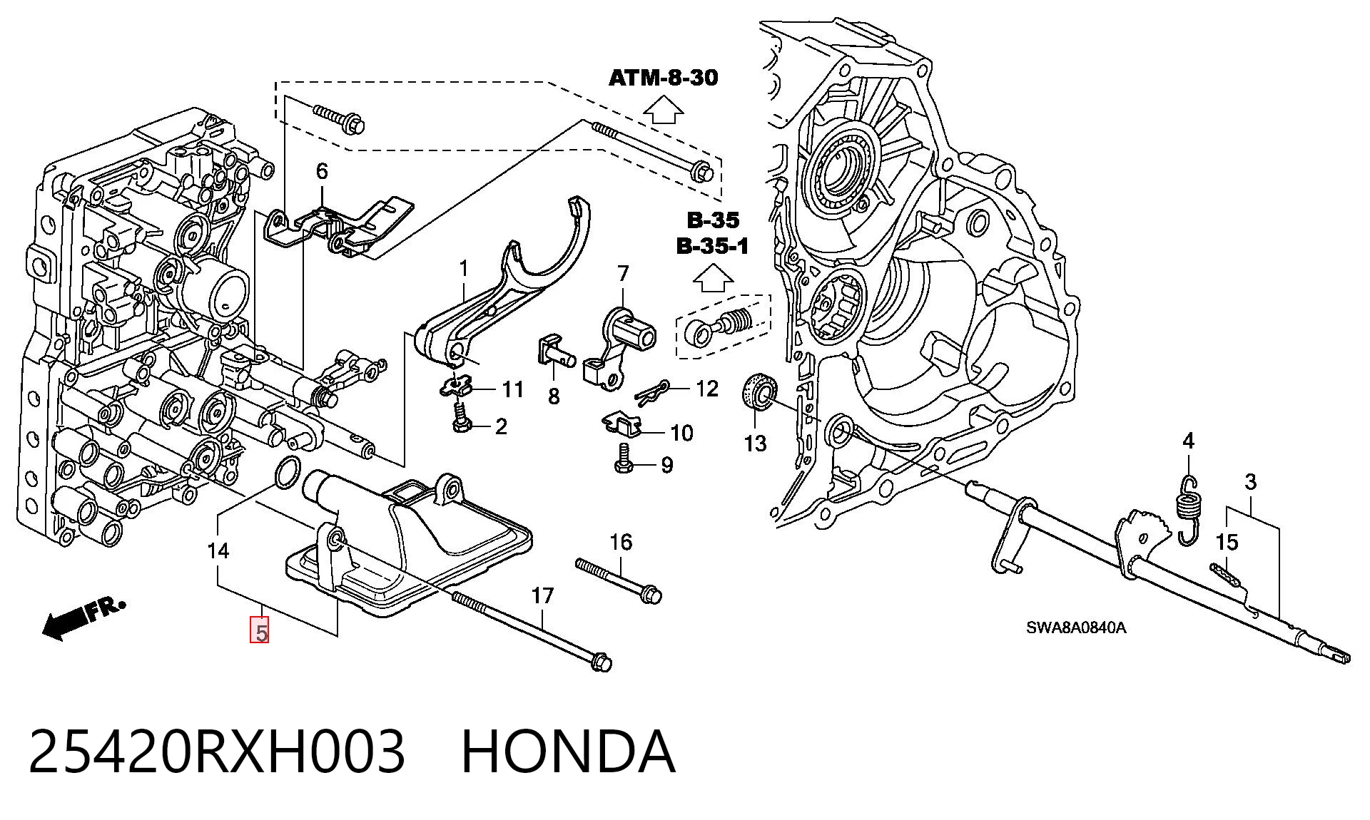 25420RXH003 Honda Масло в коробку автомат