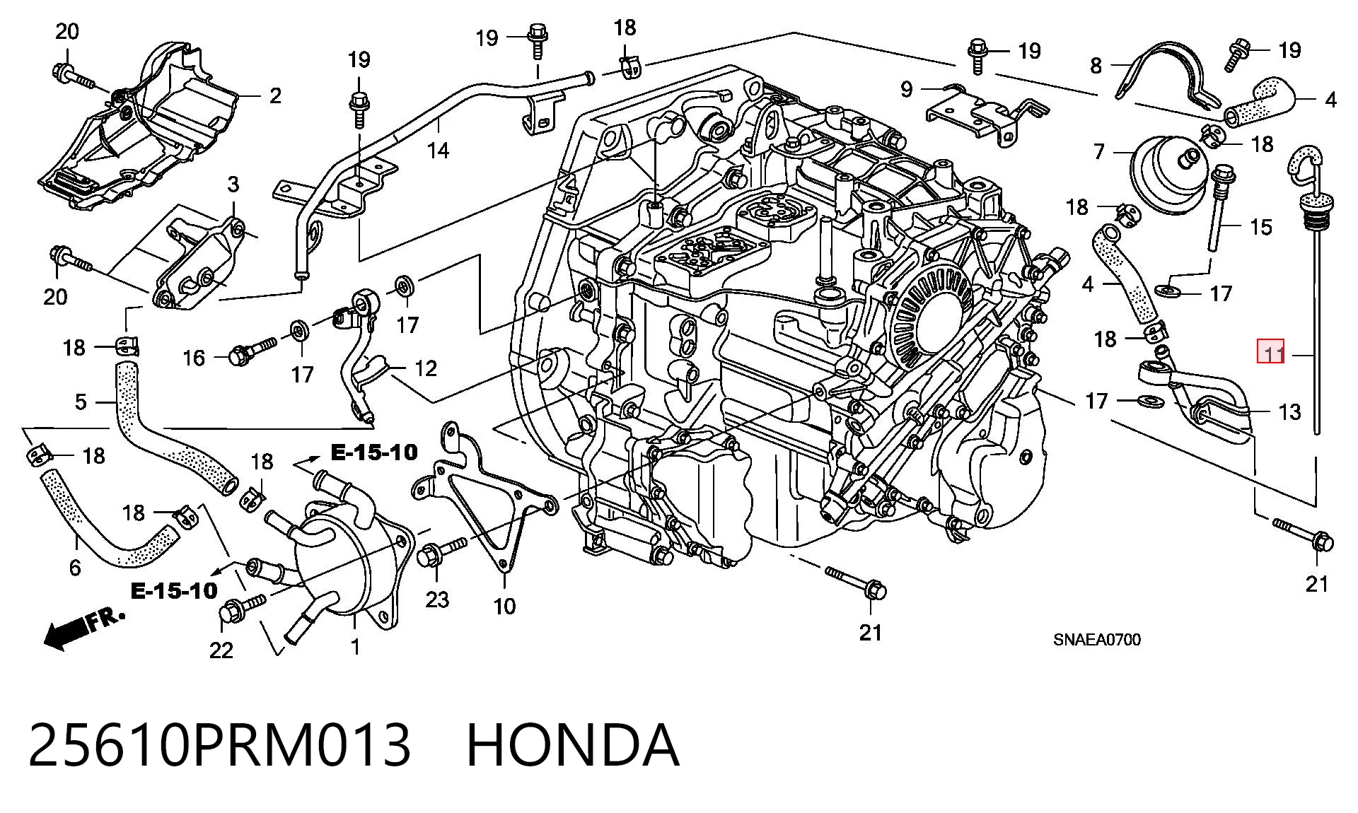 25610PRM013 Honda 
