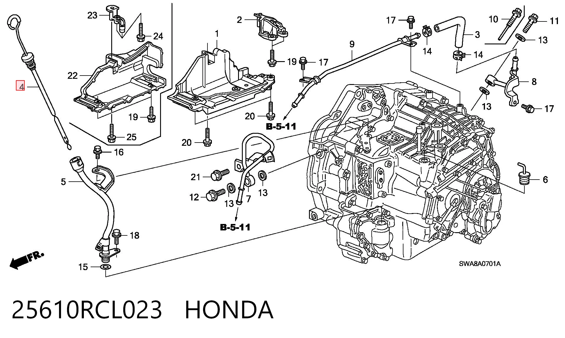 25610RCL023 Honda 