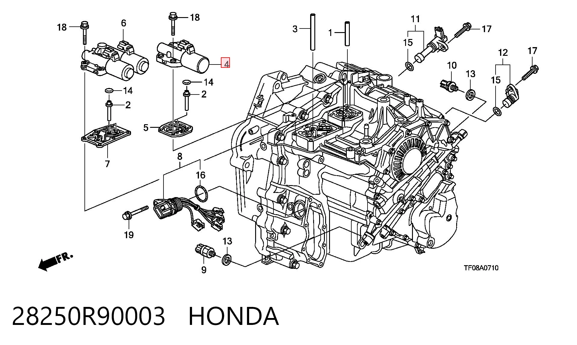 28250R90003 Honda 