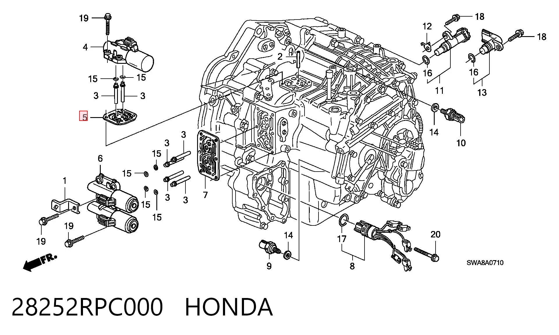 28252RPC000 Honda 
