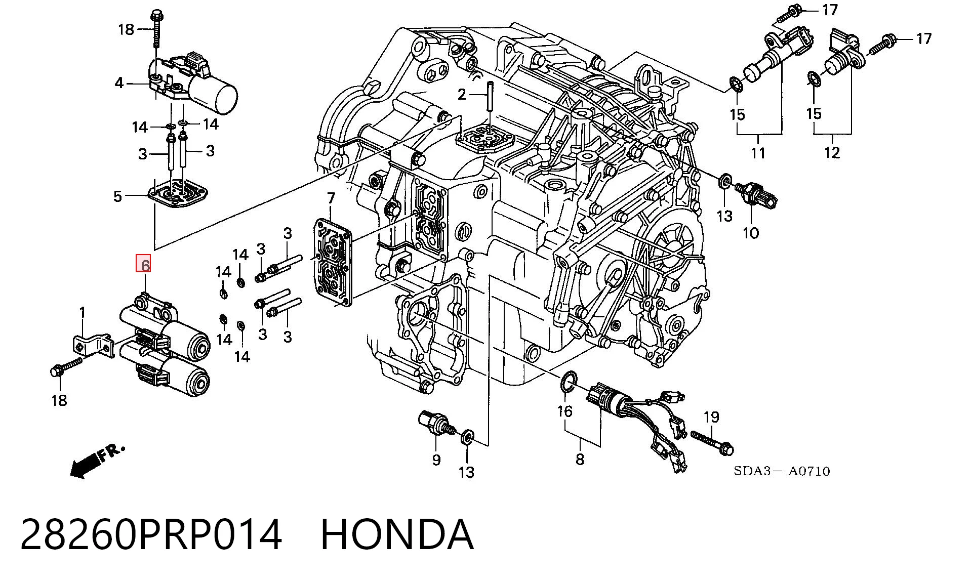 TCS240 Standard Соленоїд автоматичної коробки передач
