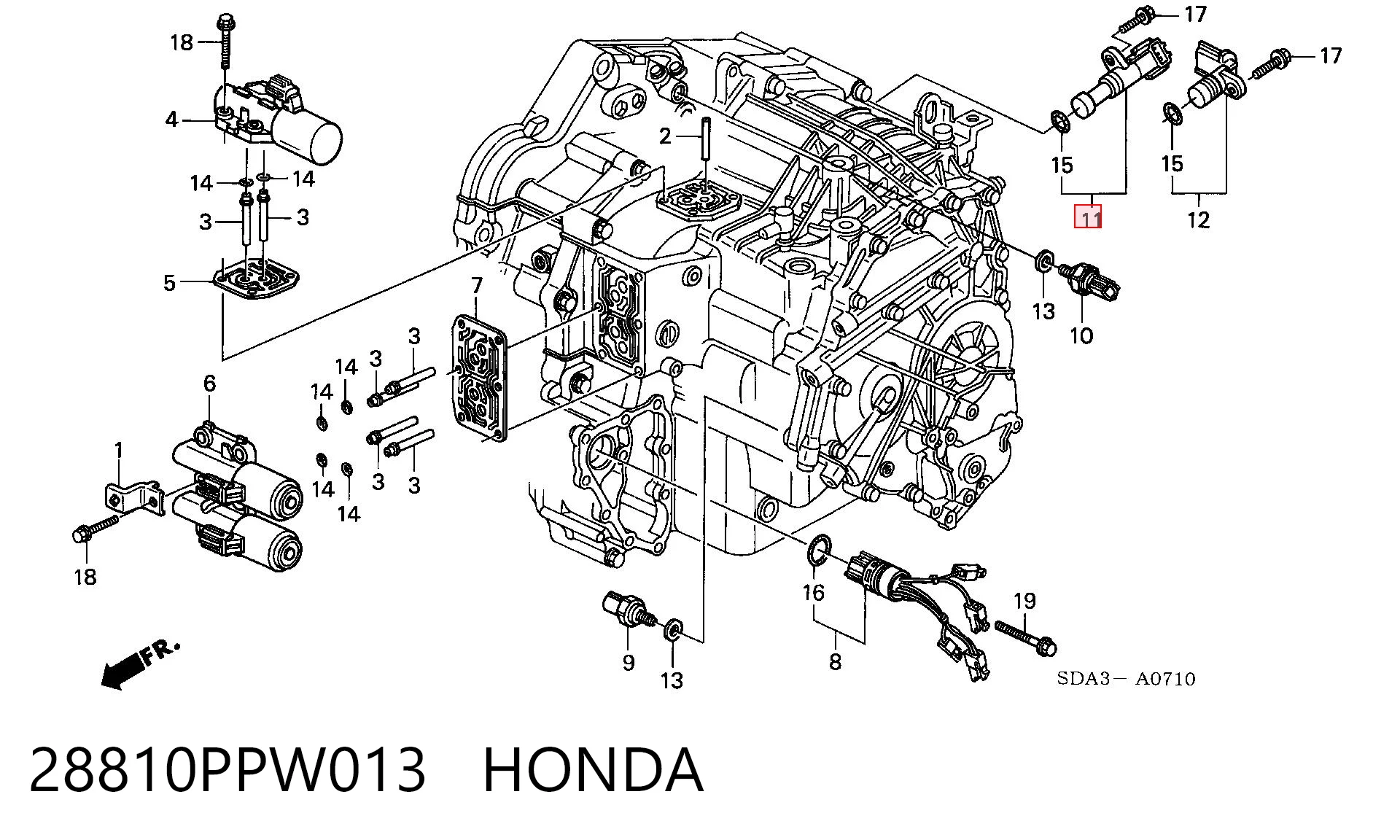 28810PPW013 Honda 