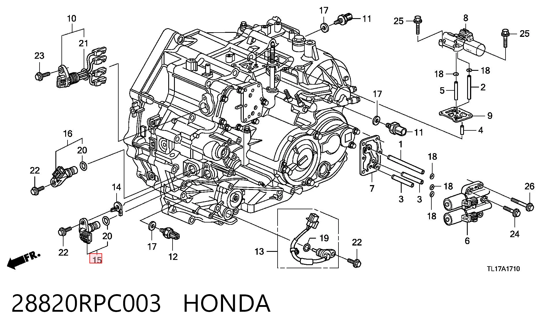 28820RPC003 Honda 