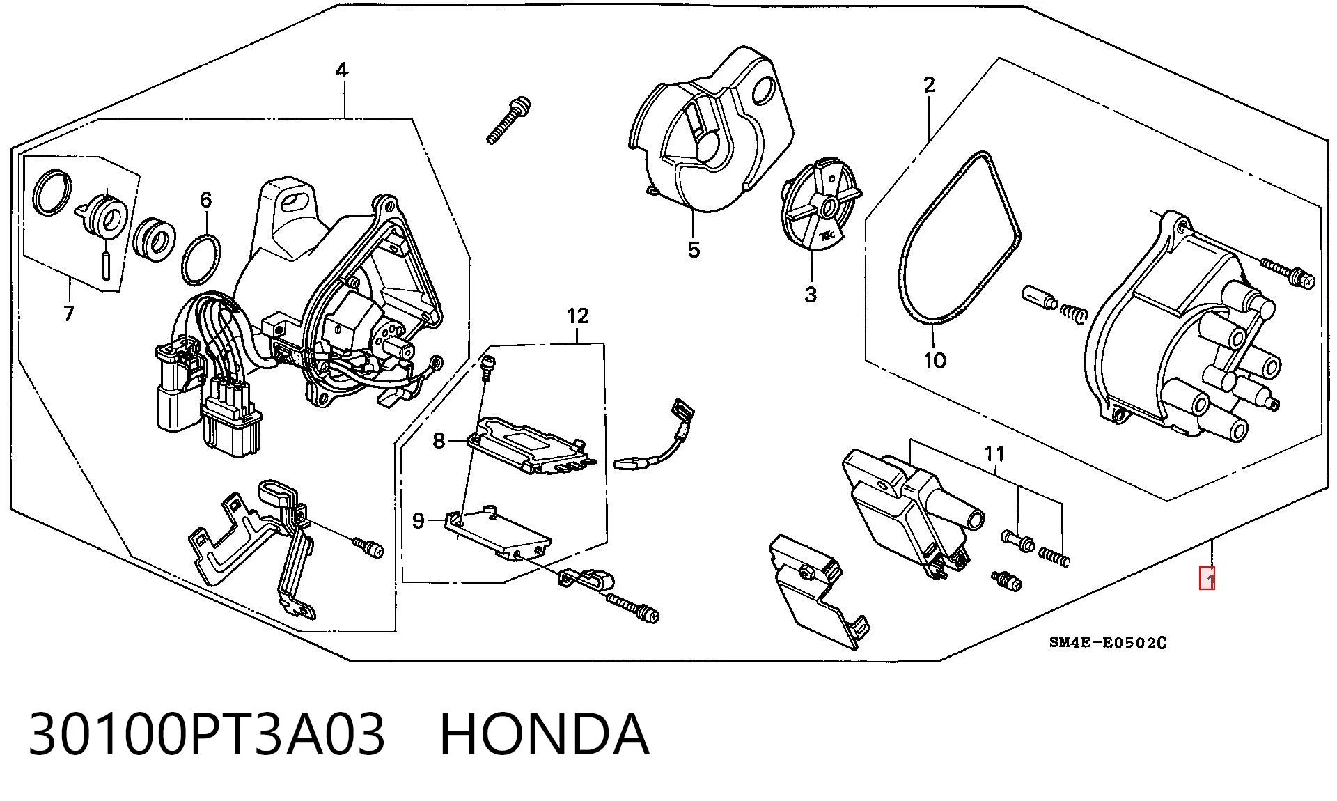 30100PT3A03 Honda 
