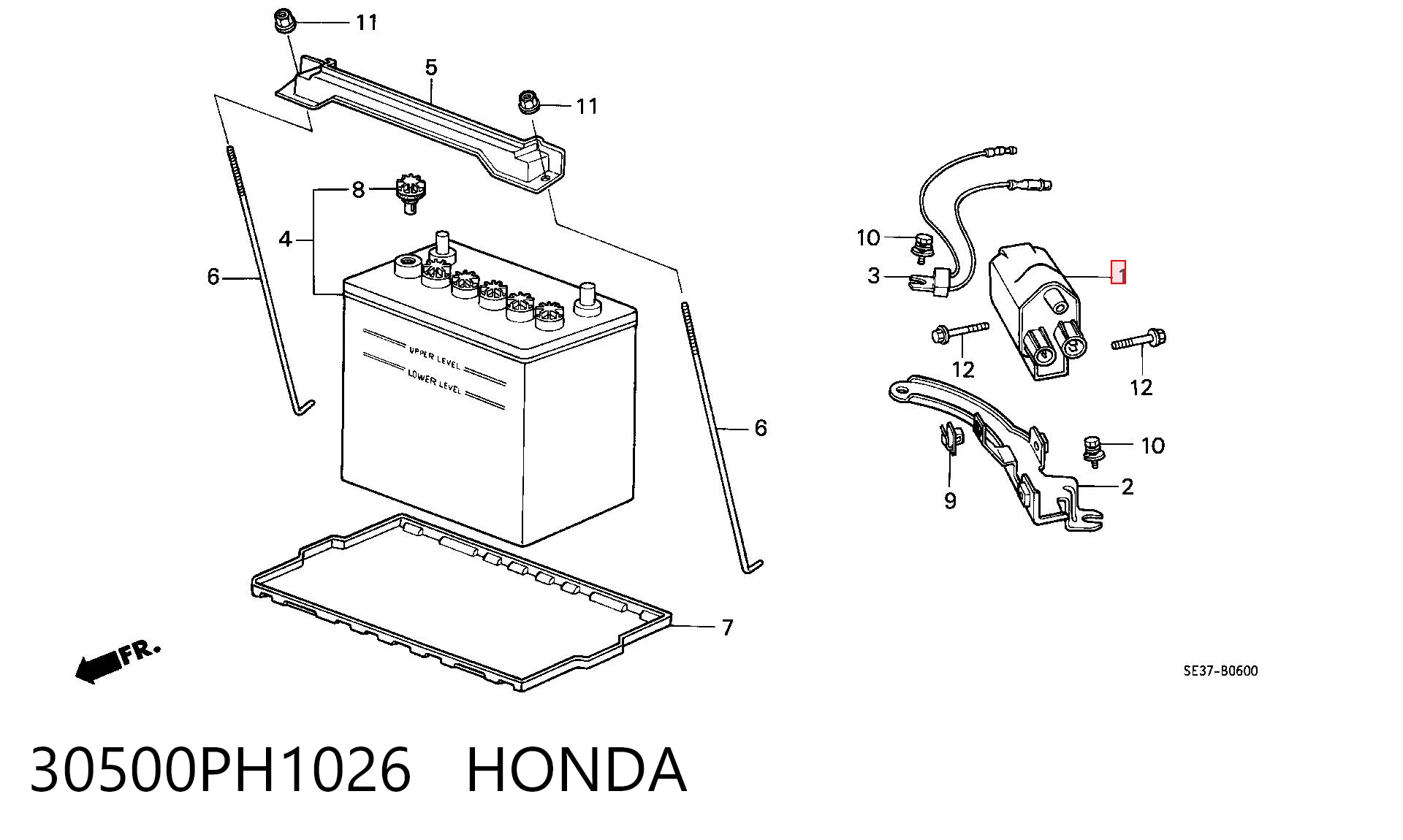 30500PH1026 Honda Котушка запалювання