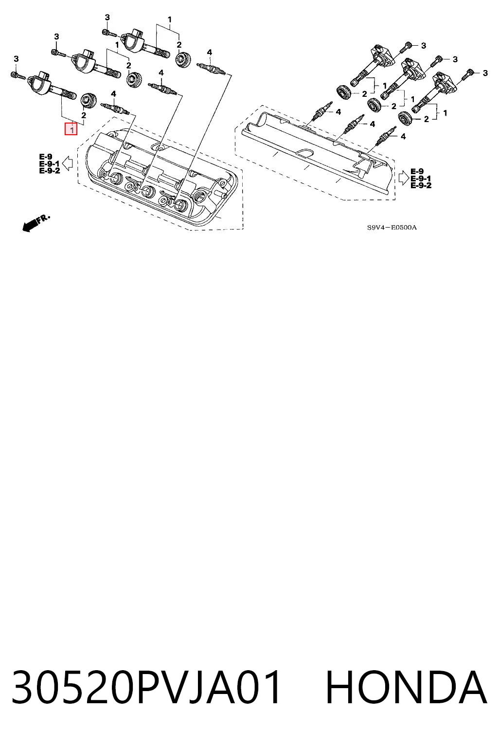 30520PVJA01 Honda Котушка запалювання