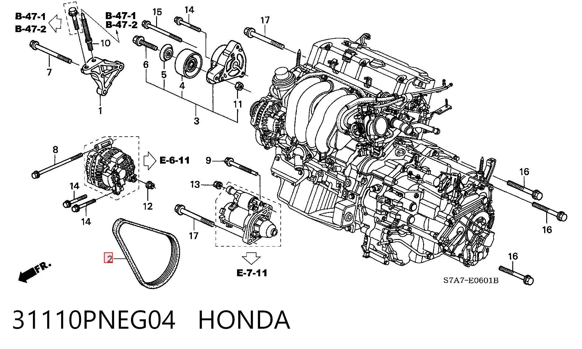 Ремінь кондиціонера Mercedes A0109971692