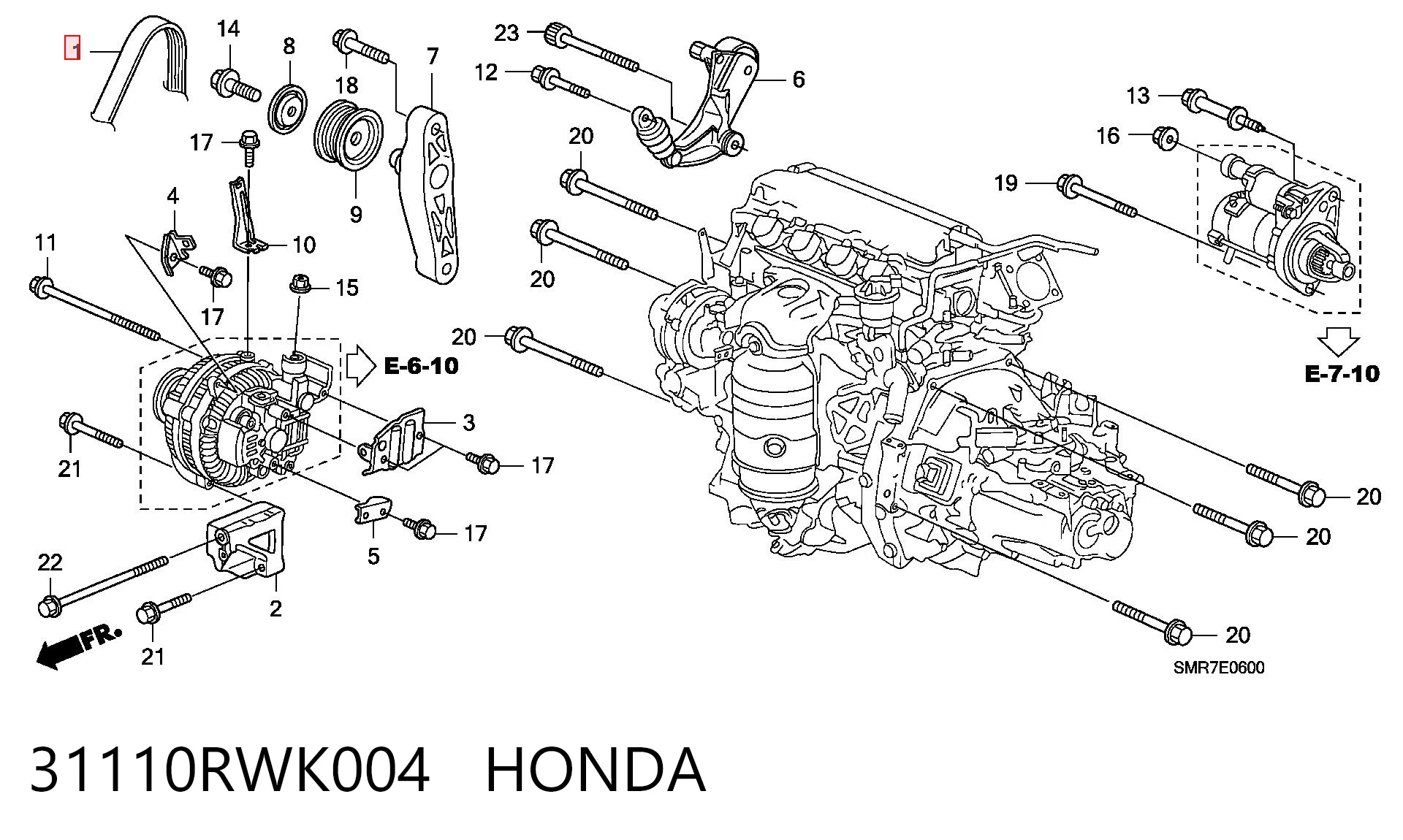 31110RWK004 Honda