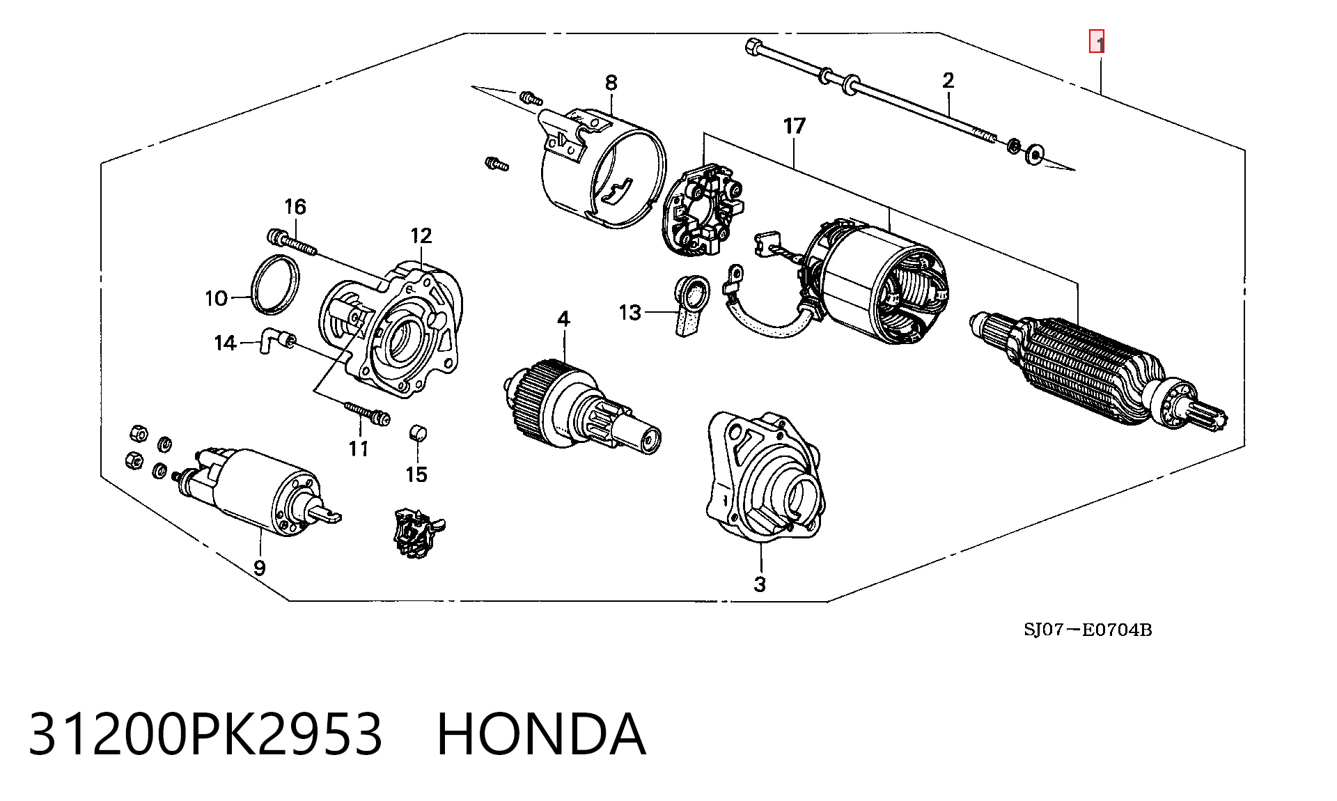 Стартер HC Parts JS356 ціна, від 120.20 USD