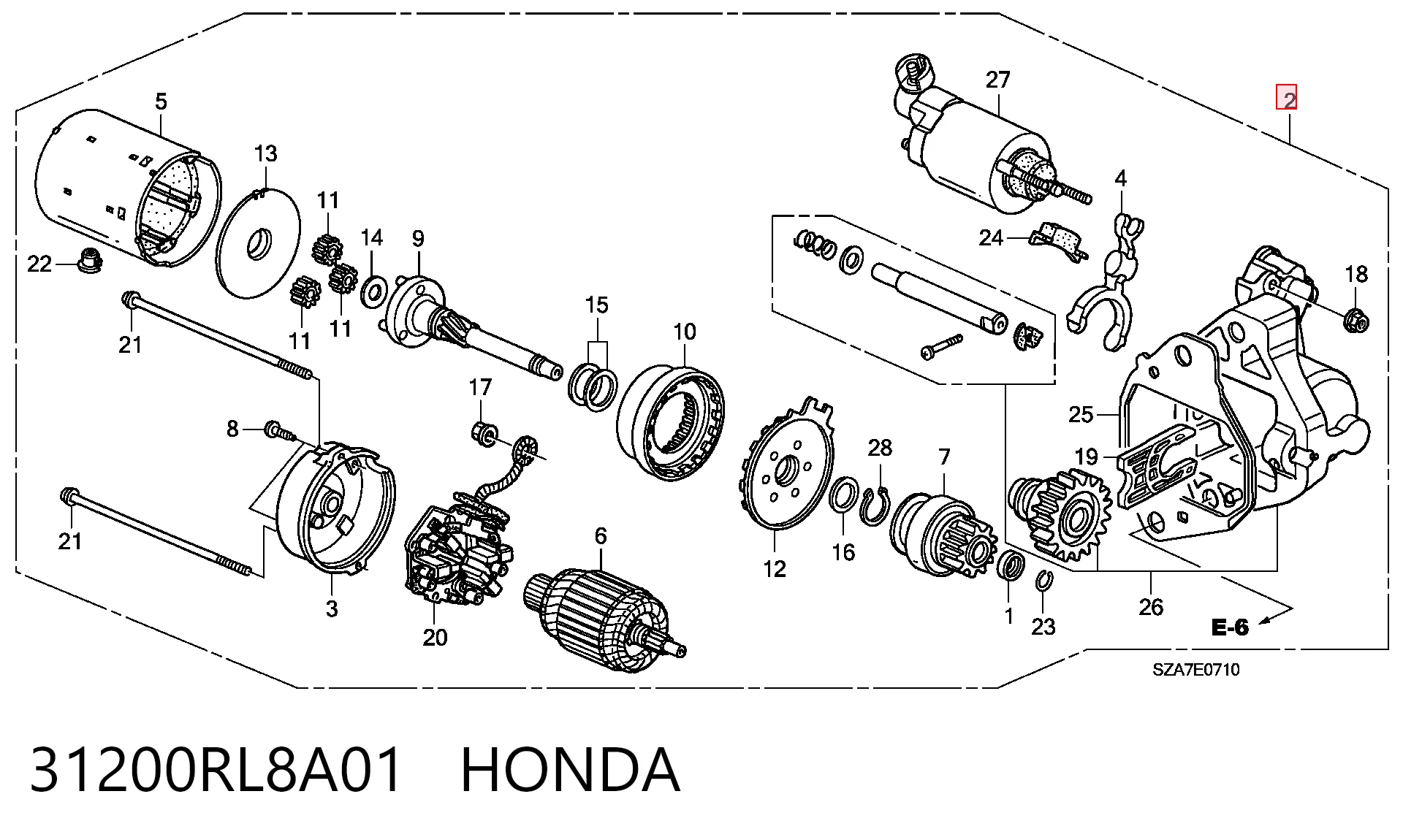 Стартер Denso 2800403 ціна, від 102.53 USD