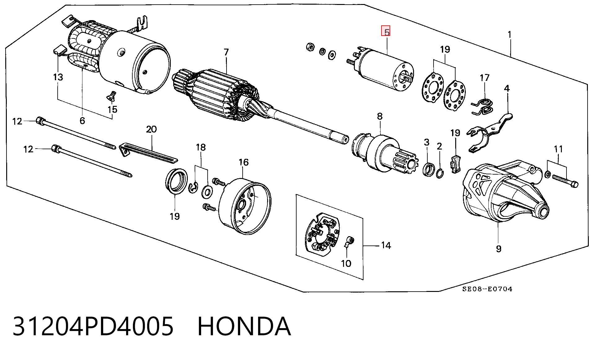 Втягуюче стартера Nissan Almera TINO