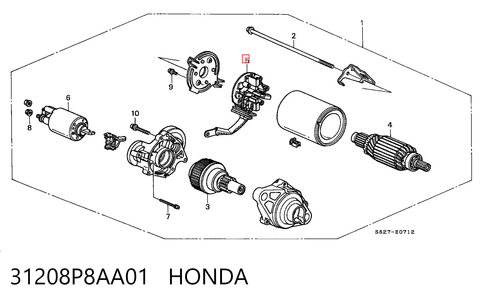 Щеткодеpжатель стартера REMA-PARTS 232311