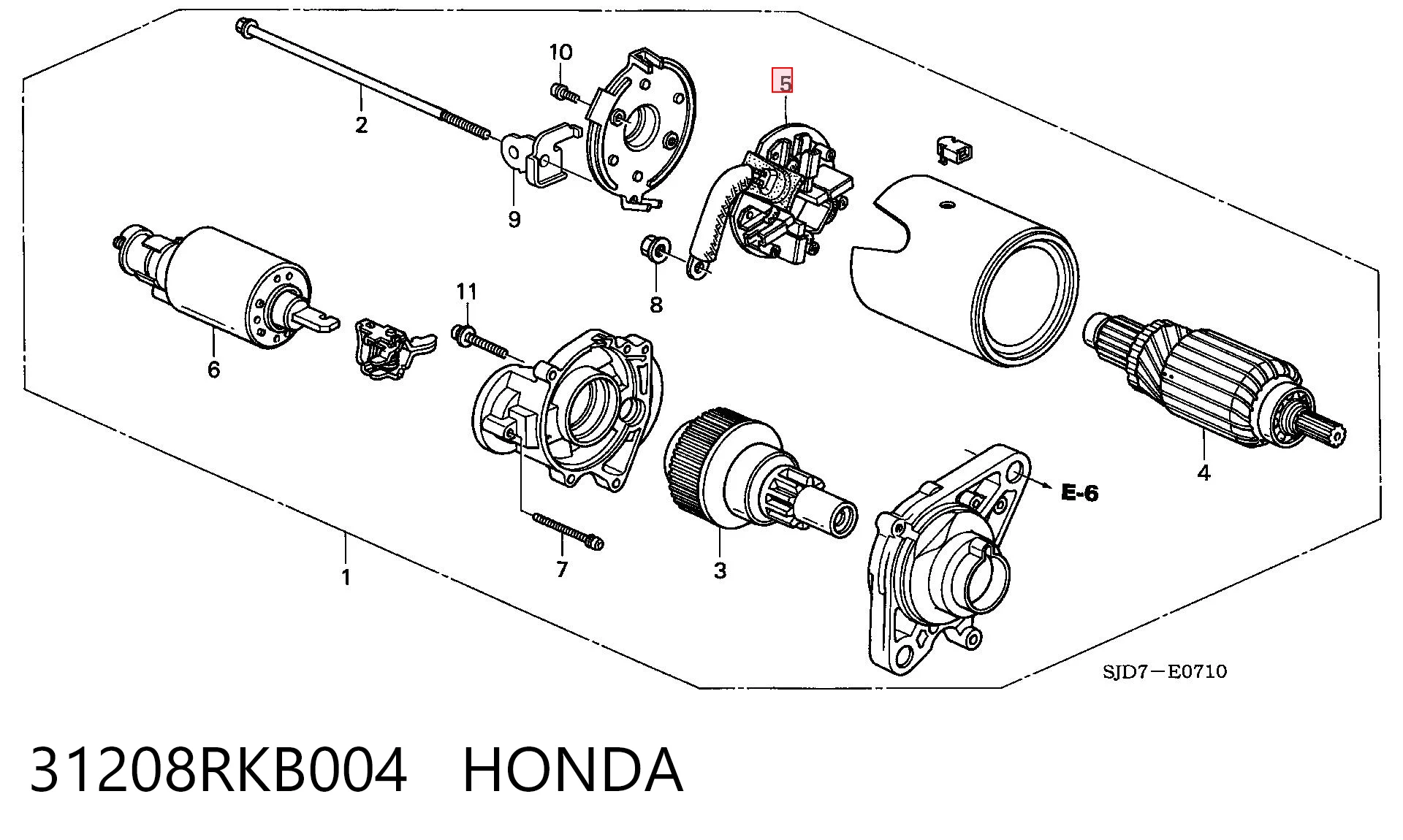 Купити 232311 REMA-PARTS Щеткодеpжатель стартера