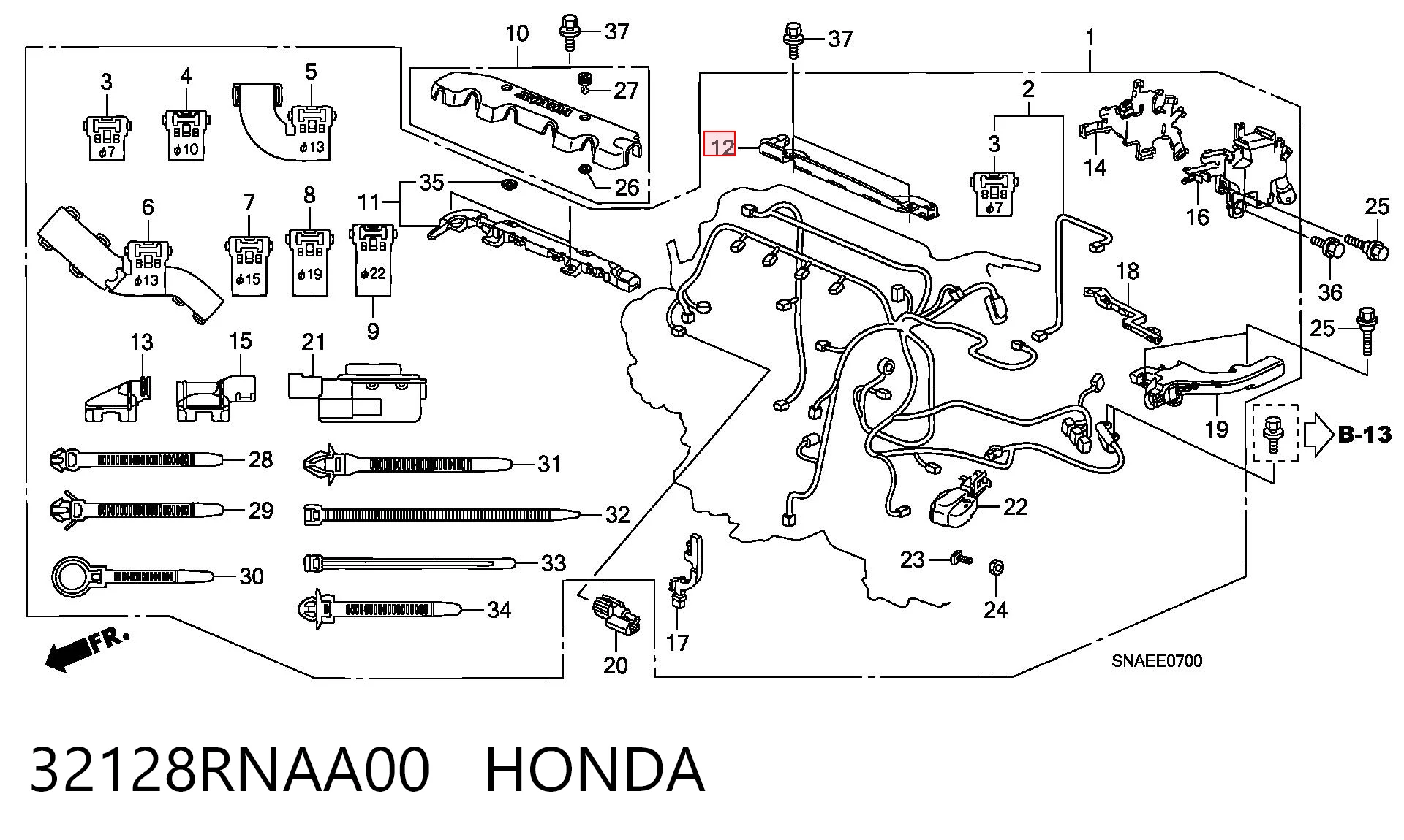 32128RNAA00 Honda 