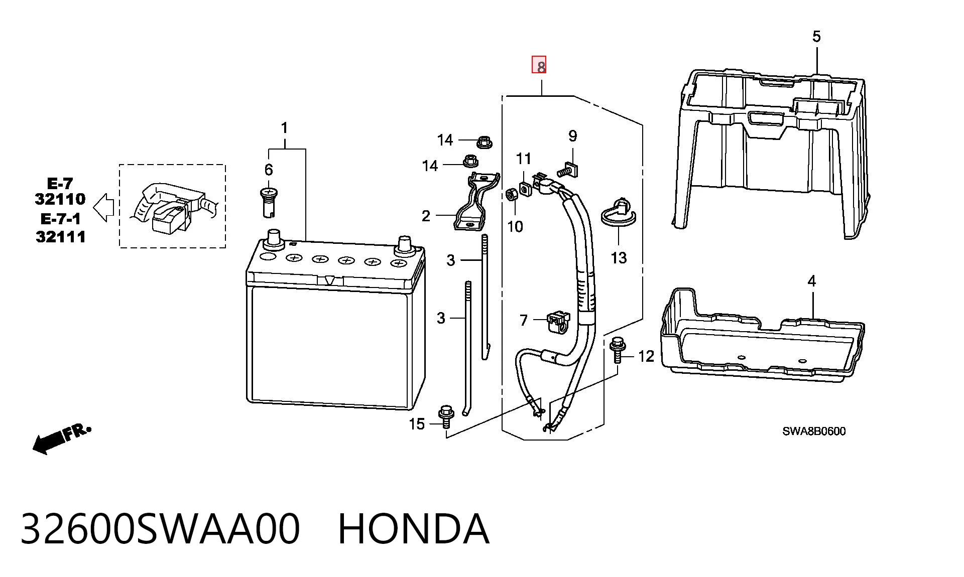 32600SWAA00 Honda 