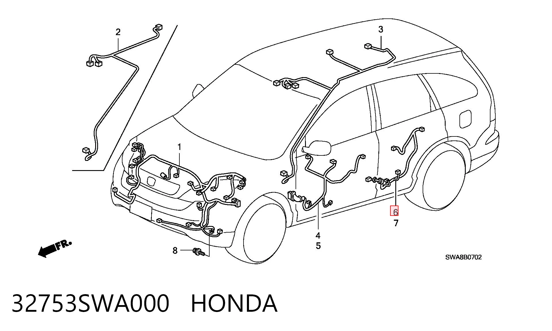 32753SWA000 Honda 