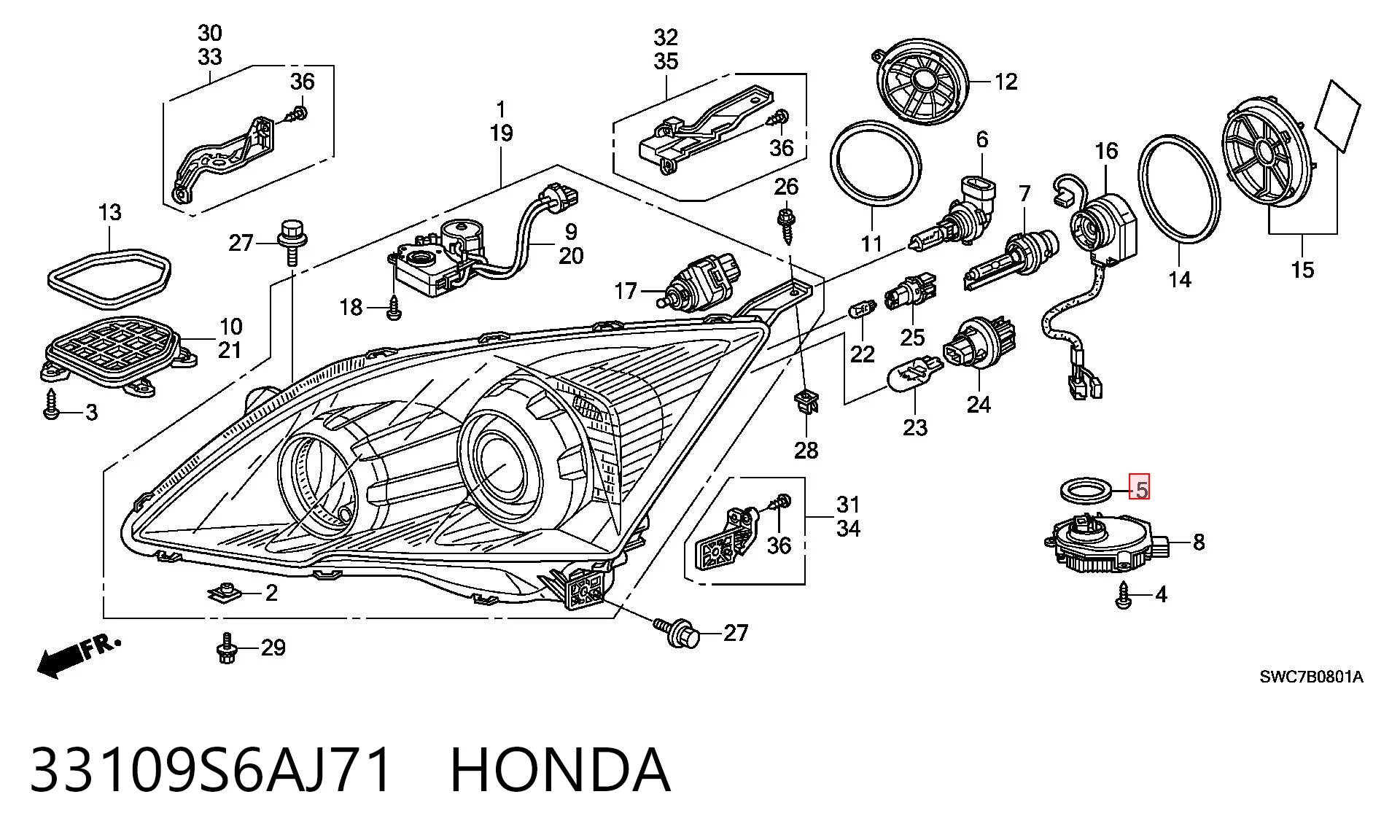 33109S6AJ71 Honda 